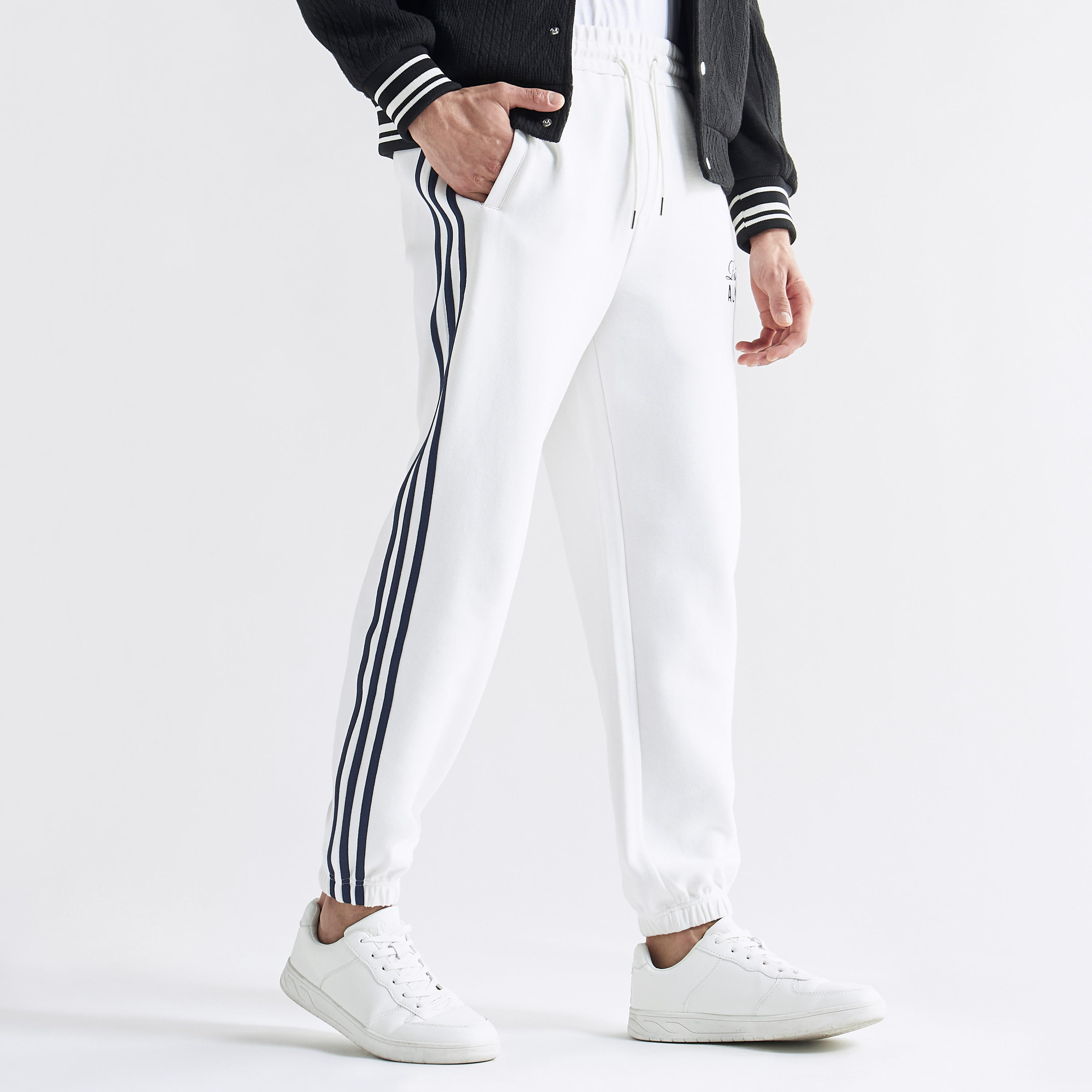 Panelled Joggers with Drawstring Closure and Pockets-men-clothing-bottoms-joggers-image-5