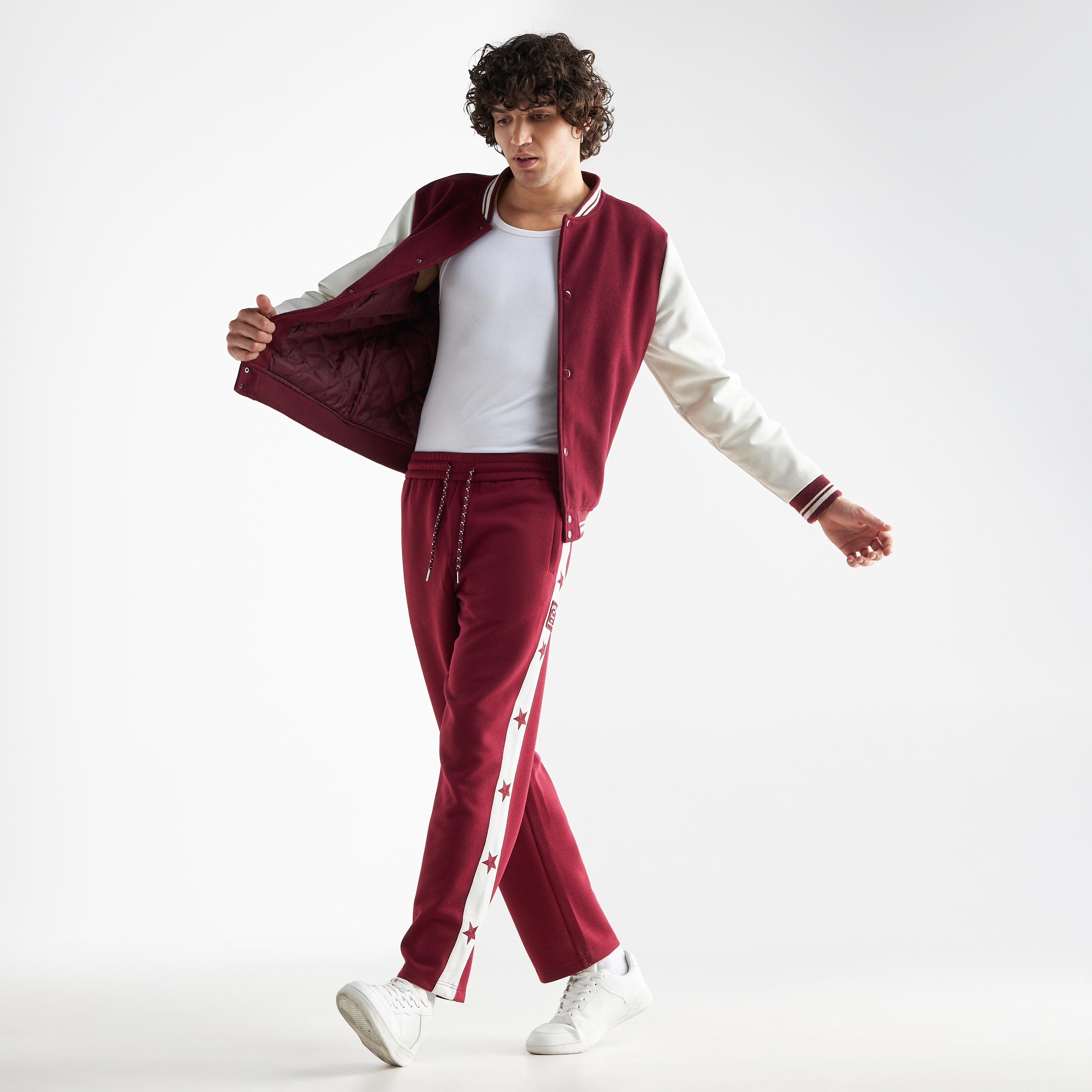 بنطلون رياضي بجيوب جانبية ورباط إغلاق-men-clothing-bottoms-joggers-image-3