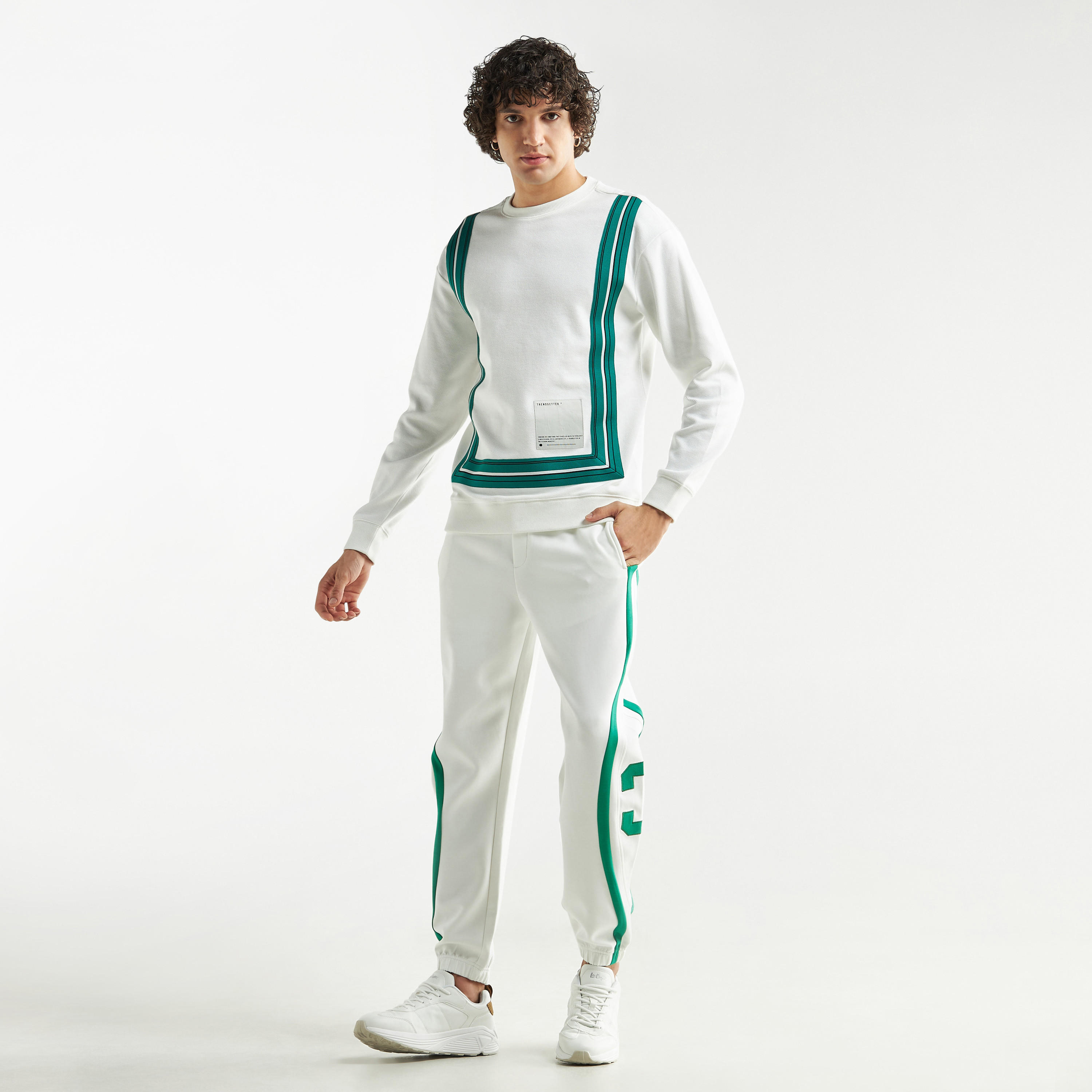 Panelled Joggers with Drawstring Closure and Pockets-men-clothing-bottoms-joggers-image-2
