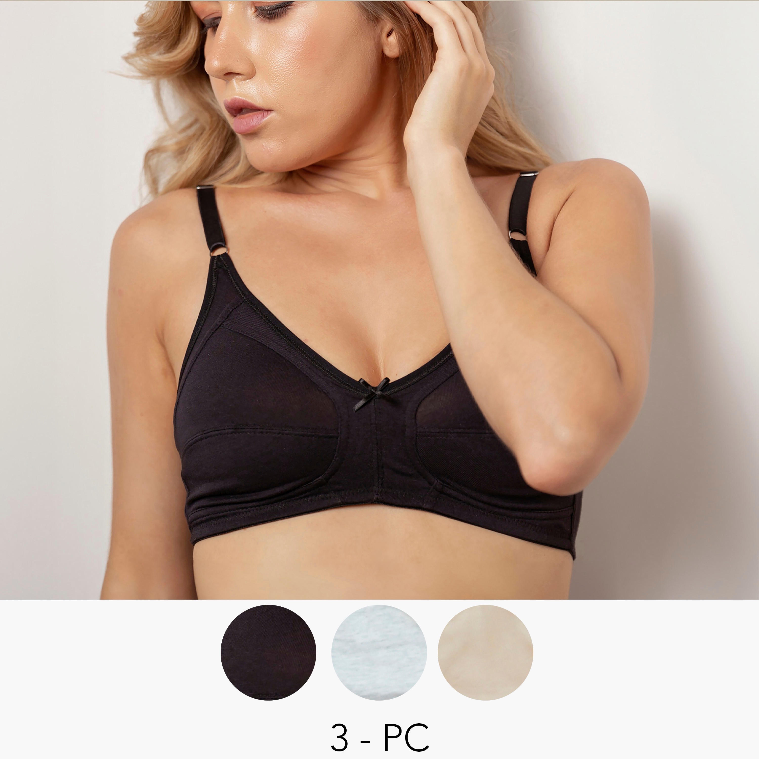 صدرية صلبة دون سلك قالب كامل بتصاميم مغايرة شيثرا من آدارايا-women-clothing-lingerie-bras-image-1