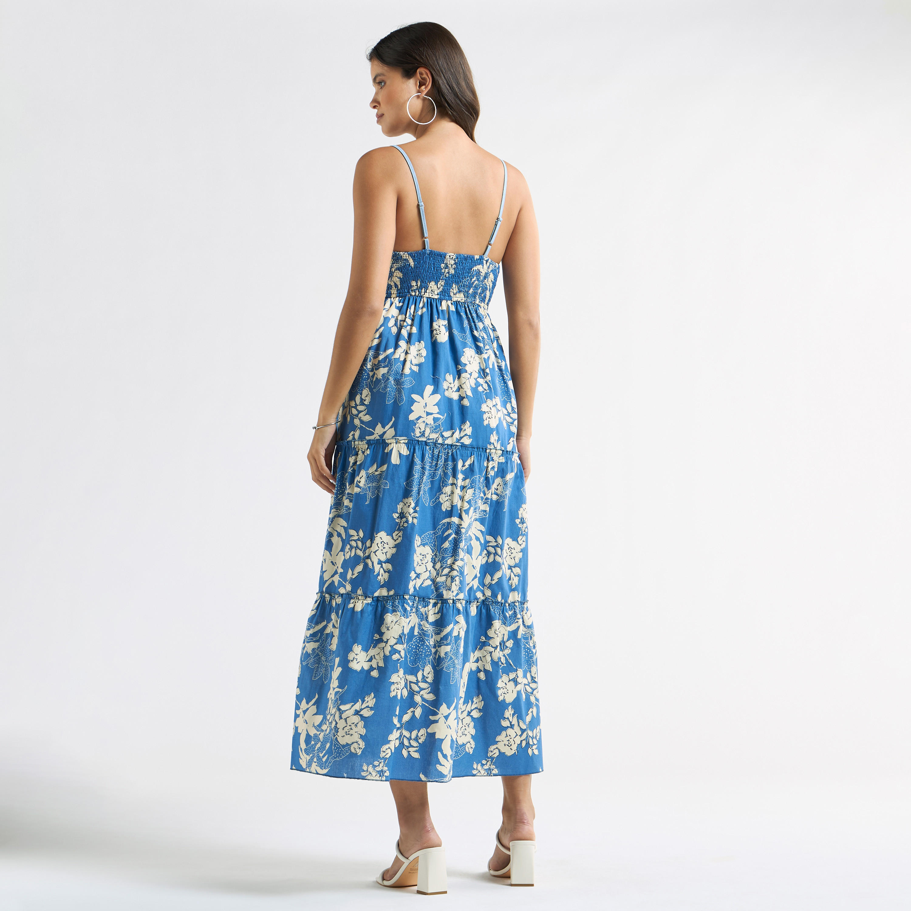 فستان دون أكمام متعدد الطبقات بطبعات زهرية-women-clothing-dresses-image-3
