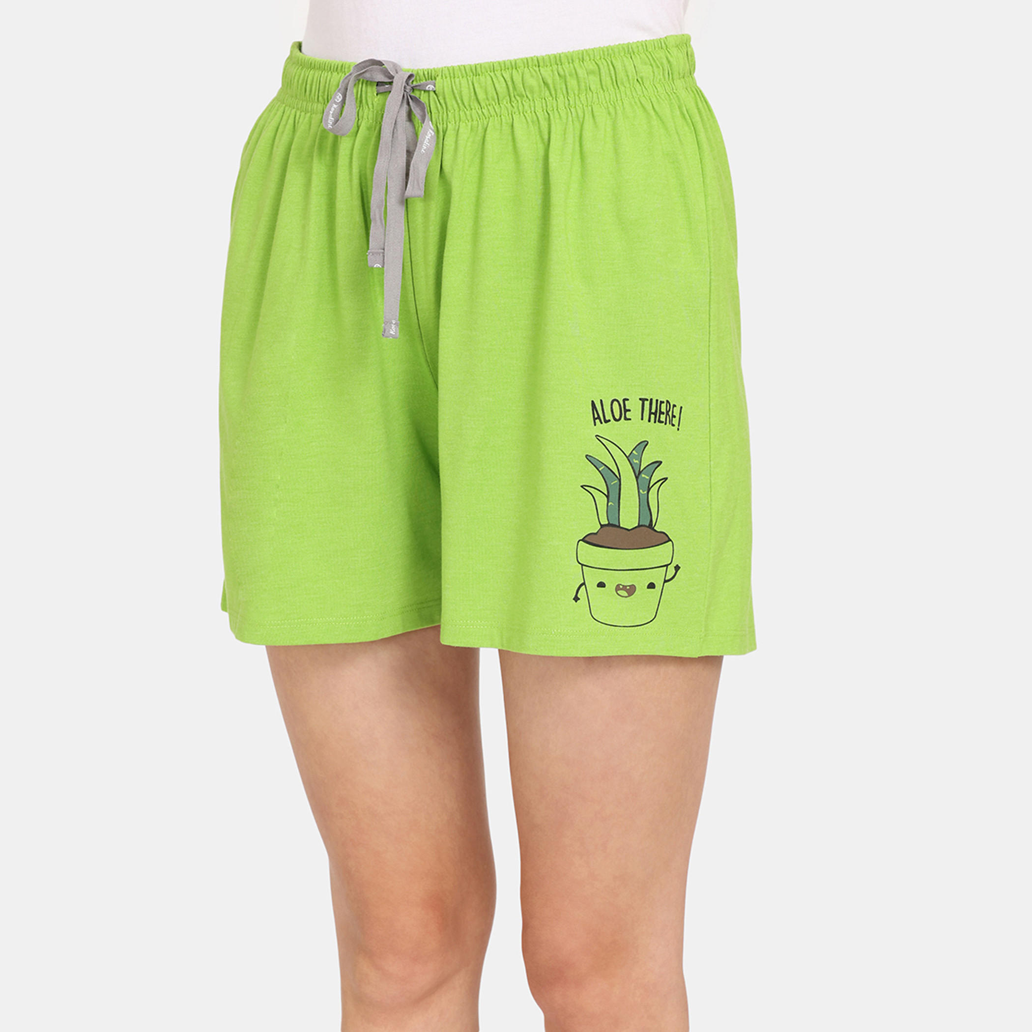 شورتات بطبعات ورباط إغلاق من زيفامي - طقم من قطعتين-women-clothing-nightwear-pyjamas-bottoms-image-8