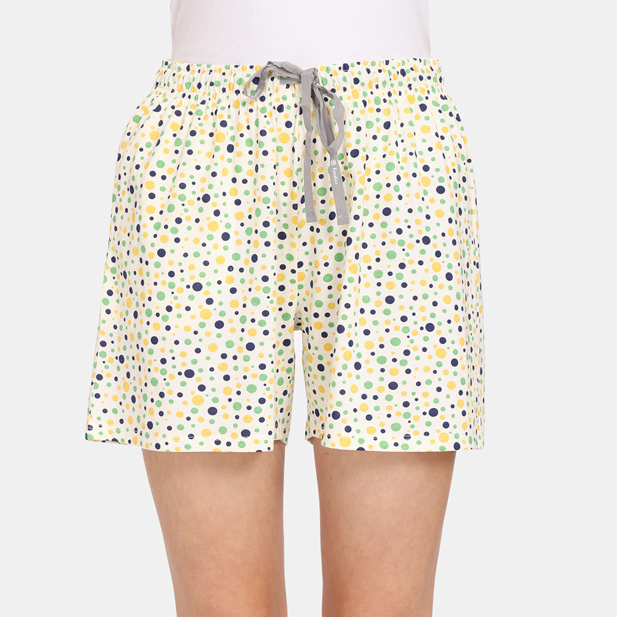 شورتات بطبعات ورباط إغلاق من زيفامي - طقم من قطعتين-women-clothing-nightwear-pyjamas-bottoms-image-3