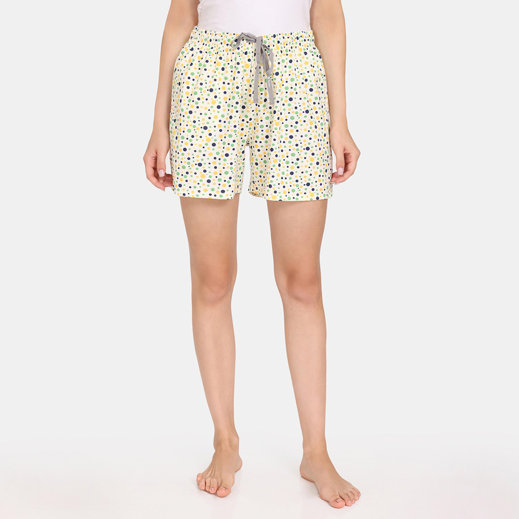 شورتات بطبعات ورباط إغلاق من زيفامي - طقم من قطعتين-women-clothing-nightwear-pyjamas-bottoms-image-9