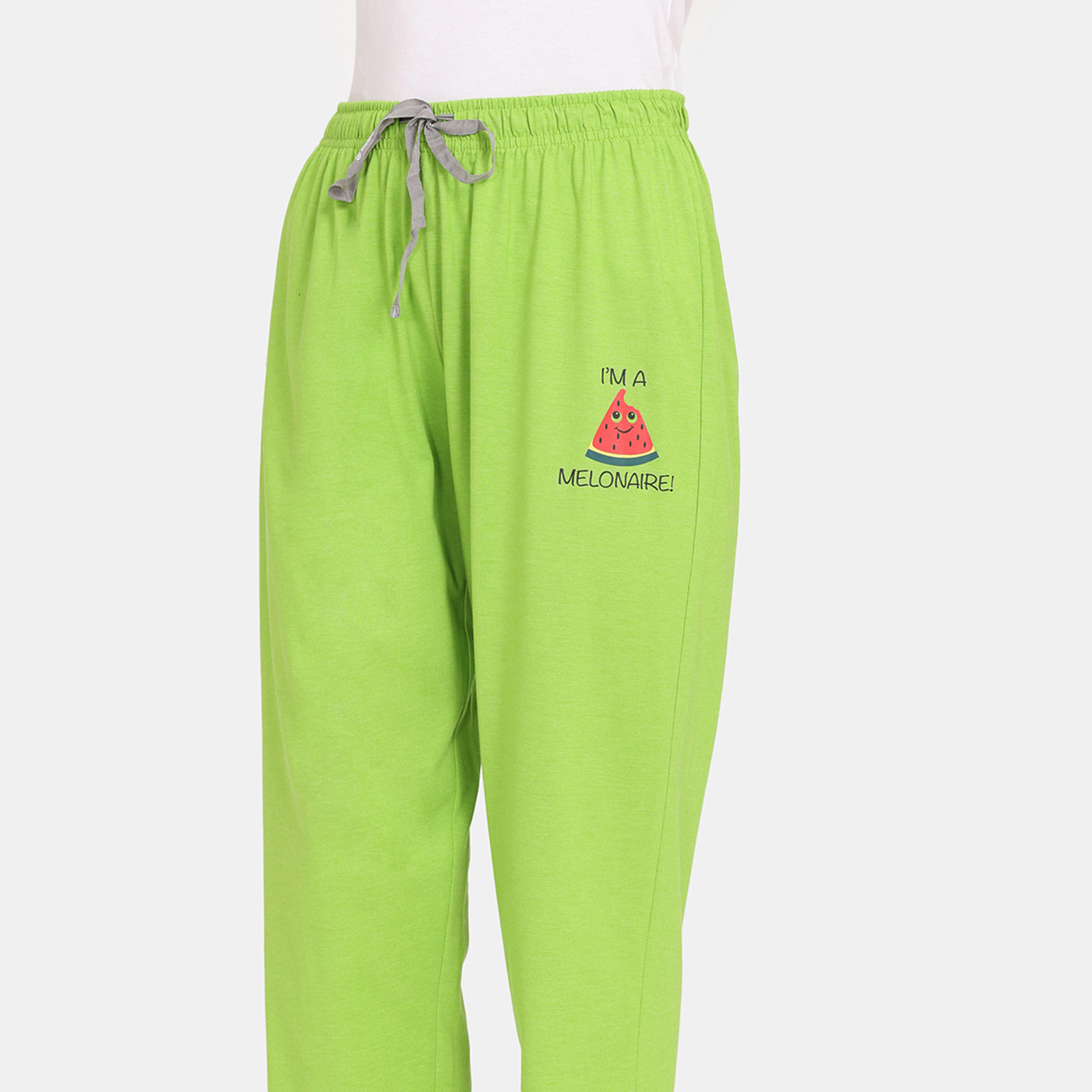 بنطلونات بيجاما برباط إغلاق وطبعات من زيفامي - طقم من قطعتن-women-clothing-nightwear-pyjamas-bottoms-image-8