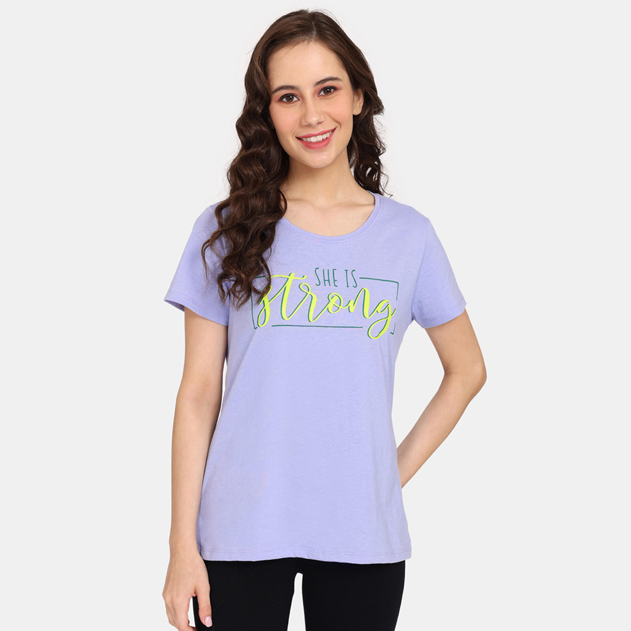 تيشيرتات بأكمام قصيرة وطبعات من زيفامي - طقم من قطعتين-women-clothing-nightwear-pyjamas-tops-image-4