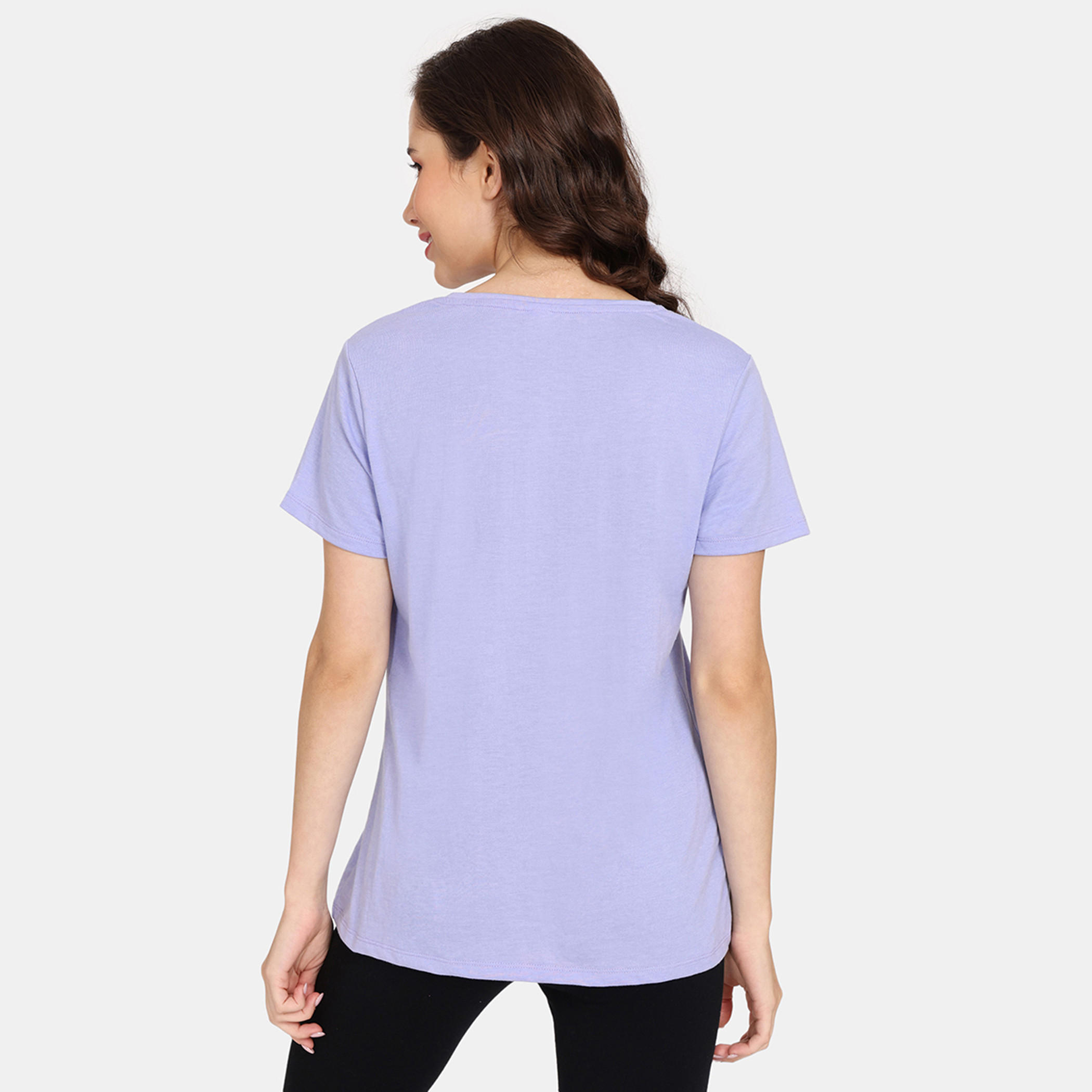 تيشيرتات بأكمام قصيرة وطبعات من زيفامي - طقم من قطعتين-women-clothing-nightwear-pyjamas-tops-image-6