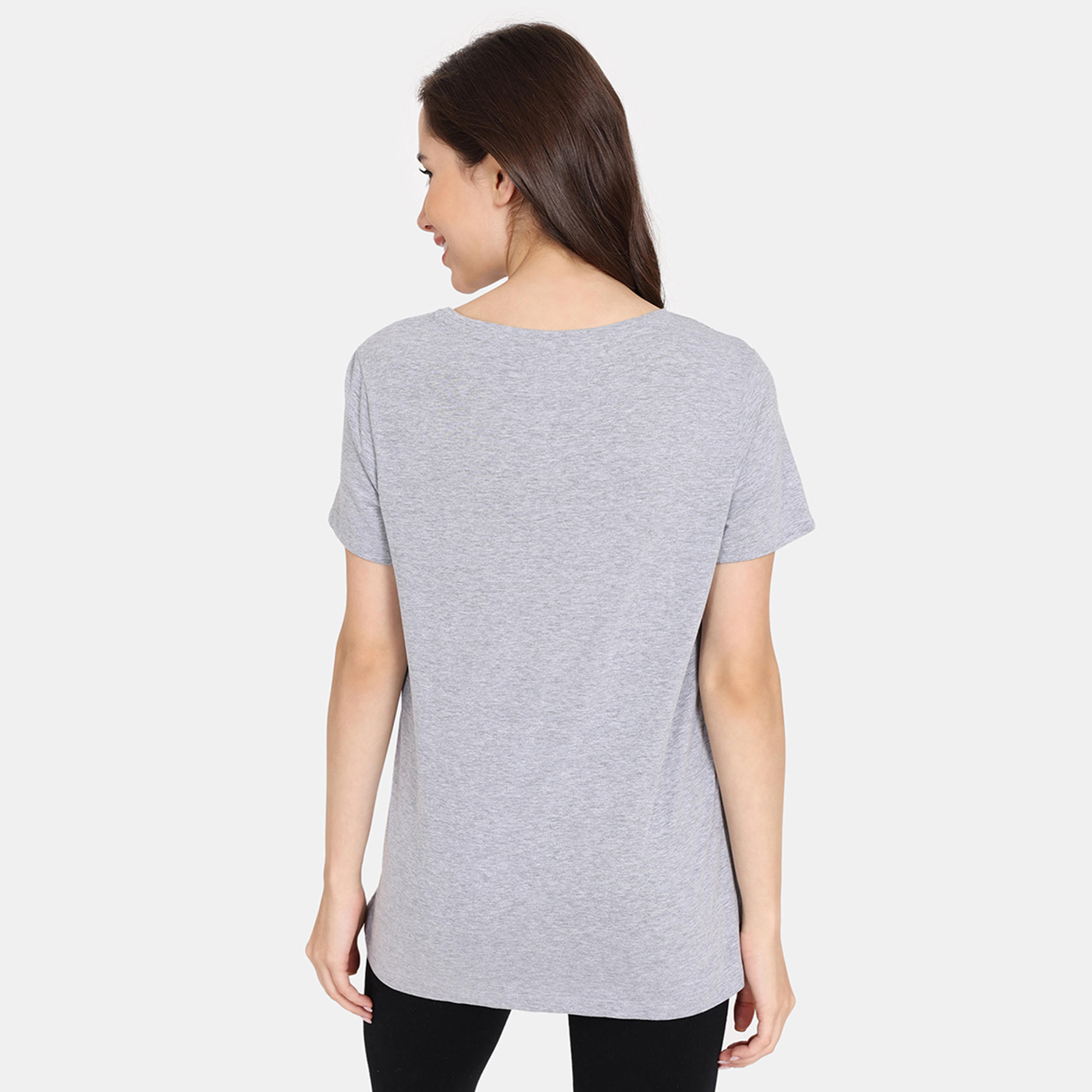 تيشيرتات بأكمام قصيرة وطبعات من زيفامي - طقم من قطعتين-women-clothing-nightwear-pyjamas-tops-image-39