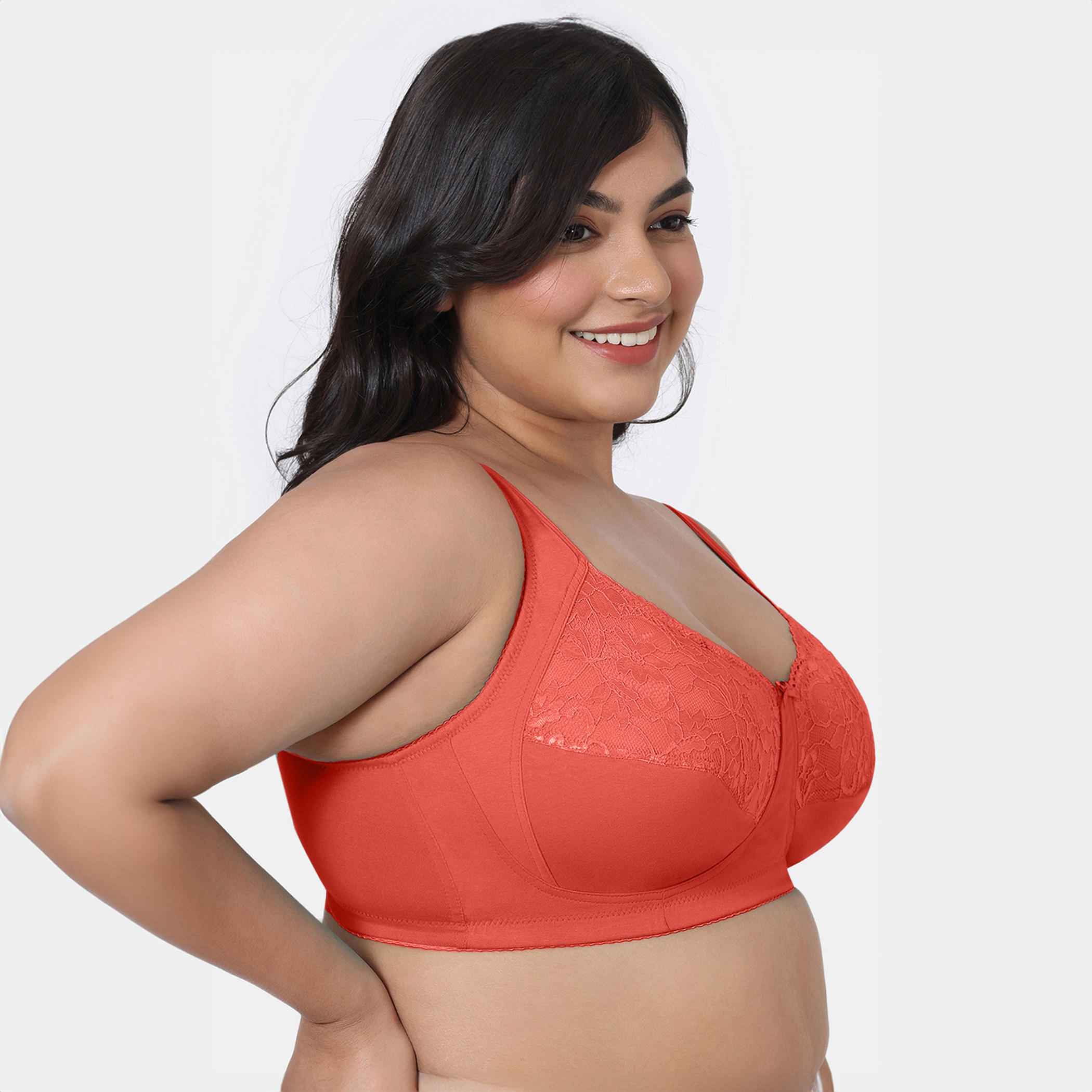 صدرية بتفاصيل دانتيل ومشبك إغلاق من زيفامي-women-clothing-lingerie-bras-image-3