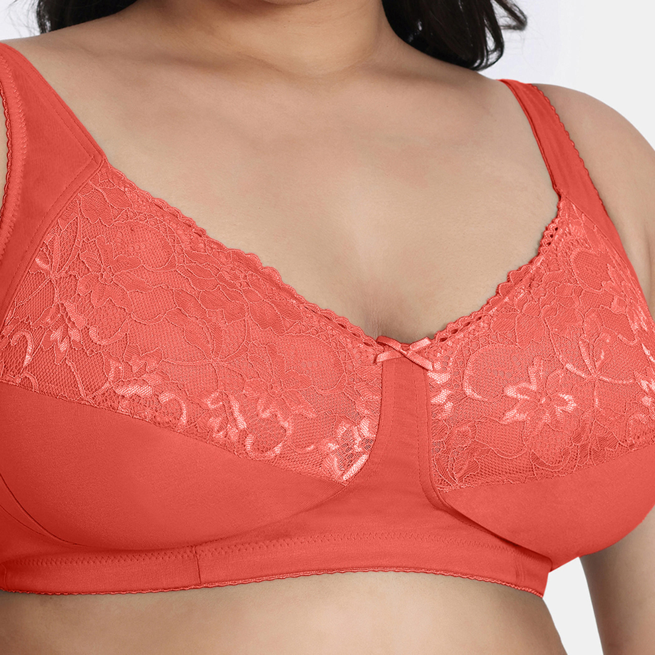 صدرية بتفاصيل دانتيل ومشبك إغلاق من زيفامي-women-clothing-lingerie-bras-image-4