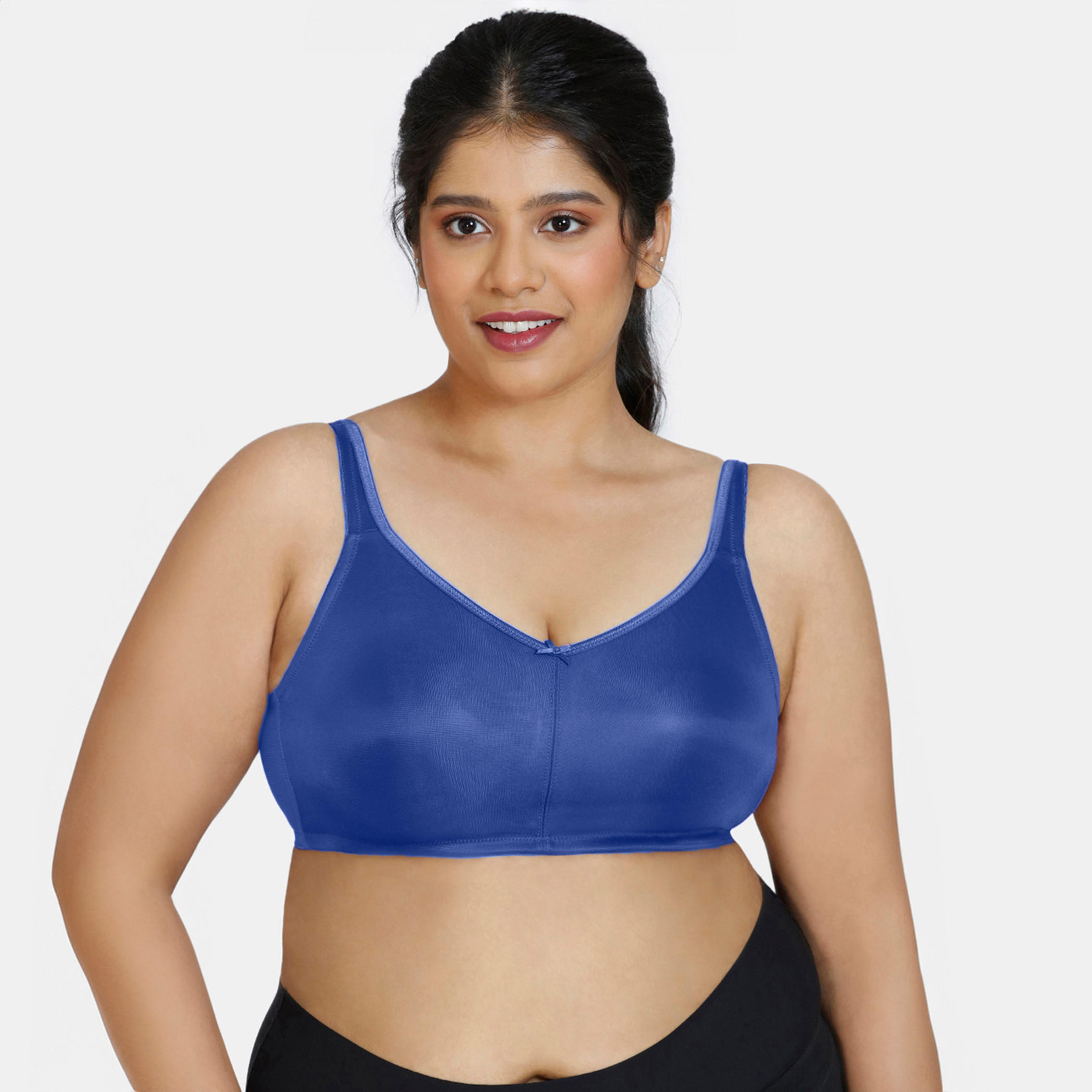 صدريّة بدون سلك وغير مبطنة مع مشبك إغلاق من زيفامي-women-clothing-lingerie-bras-image-1