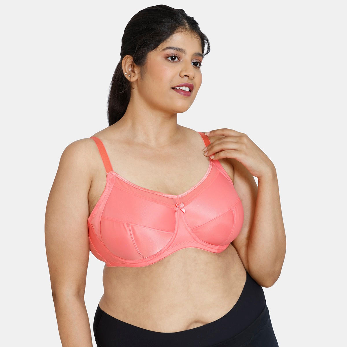 Zivame Wired Non-Padded Support Bra with Adjustable Straps-women-clothing-lingerie-bras-image-5