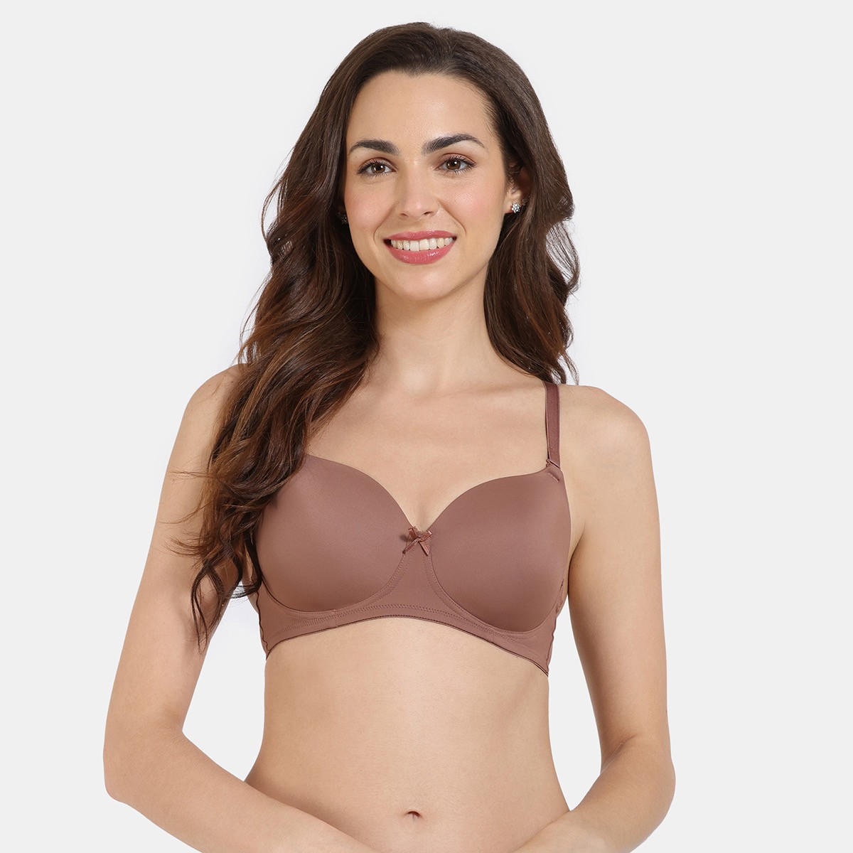 صدرية تيشيرت مبطنة بخطاف إغلاق من زيفامي-women-clothing-lingerie-bras-image-17