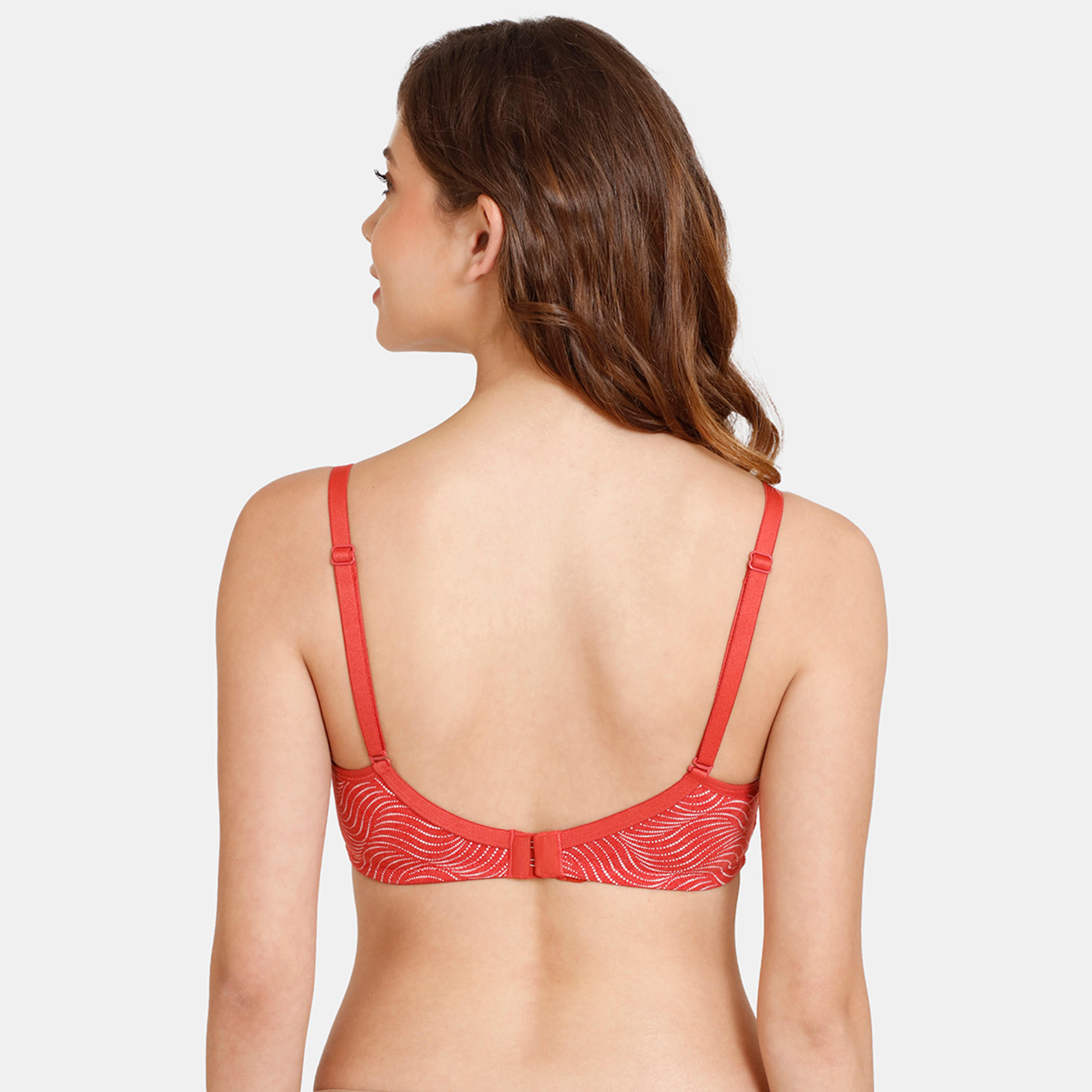 صدرية غير مبطنة دون سلك بمشبك إغلاق وطبعات من زيفامي-women-clothing-lingerie-bras-image-3