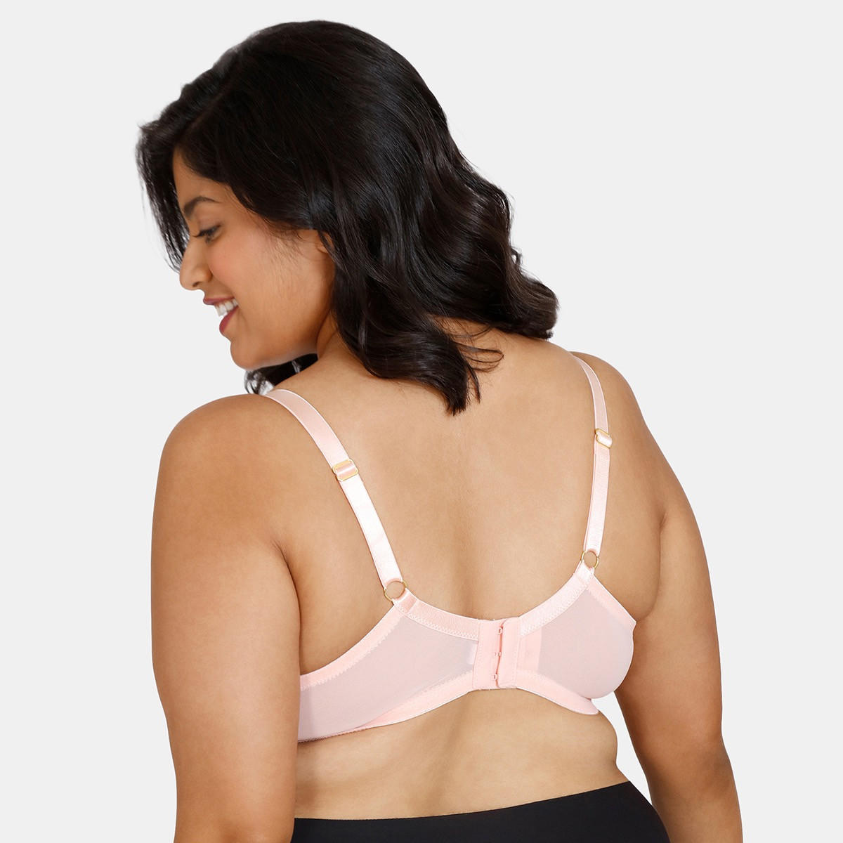 حمالة صدر غير مبطنة بسلك مع حمالات كتف قابلة للتعديل من زيفامي-women-clothing-lingerie-bras-image-3