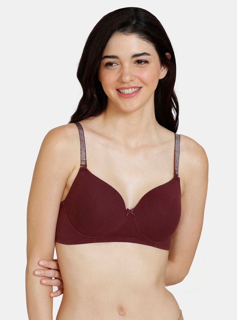Zivame Bra with Hook and Eye Closure-women-clothing-lingerie-bras-image-1