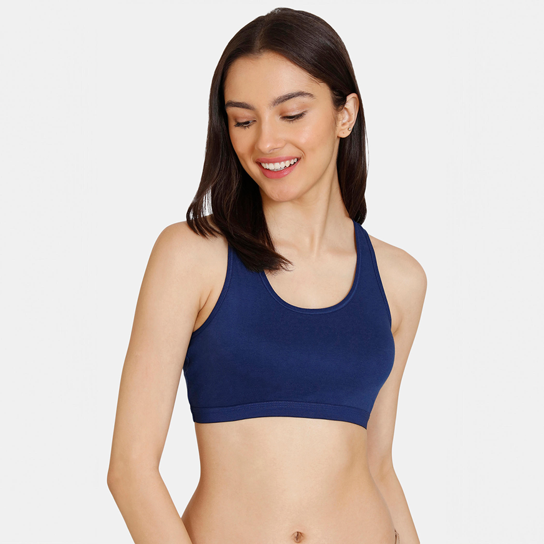 صدرية لليافعات غير مبطنة دون أسلاك بظهر ريسر من زيفامي - طقم من قطعتين-women-clothing-lingerie-bras-image-7