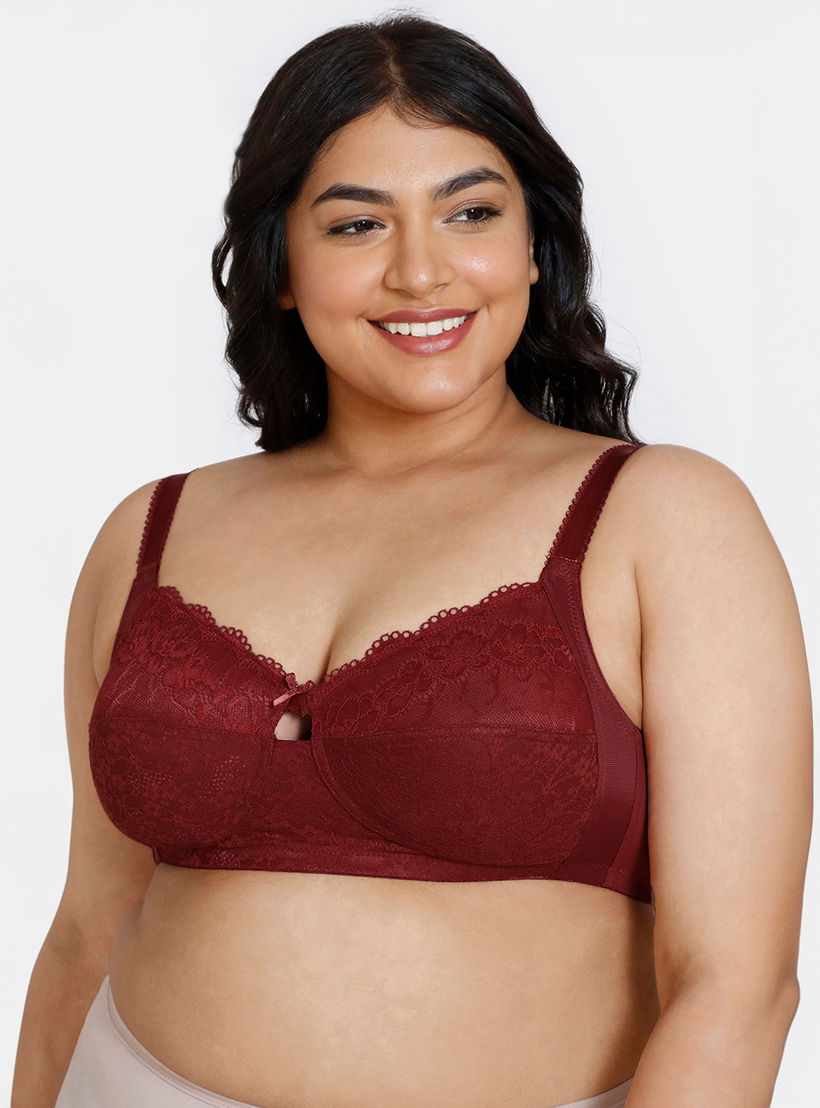 صدرية بتفاصيل دانتيل ومشبك إغلاق من زيفامي-women-clothing-lingerie-bras-image-1