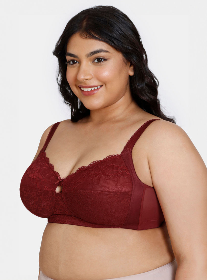 صدرية بتفاصيل دانتيل ومشبك إغلاق من زيفامي-women-clothing-lingerie-bras-image-3