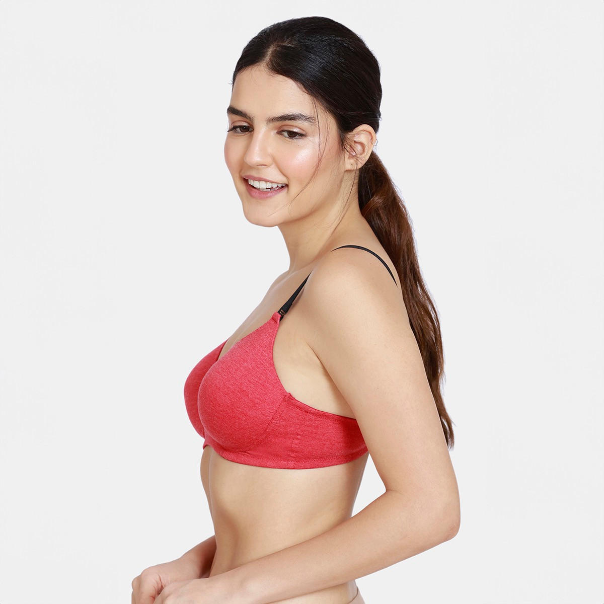 صدريّة تيشيرت مبطنة بدون سلك من زيفامي-women-clothing-lingerie-bras-image-11