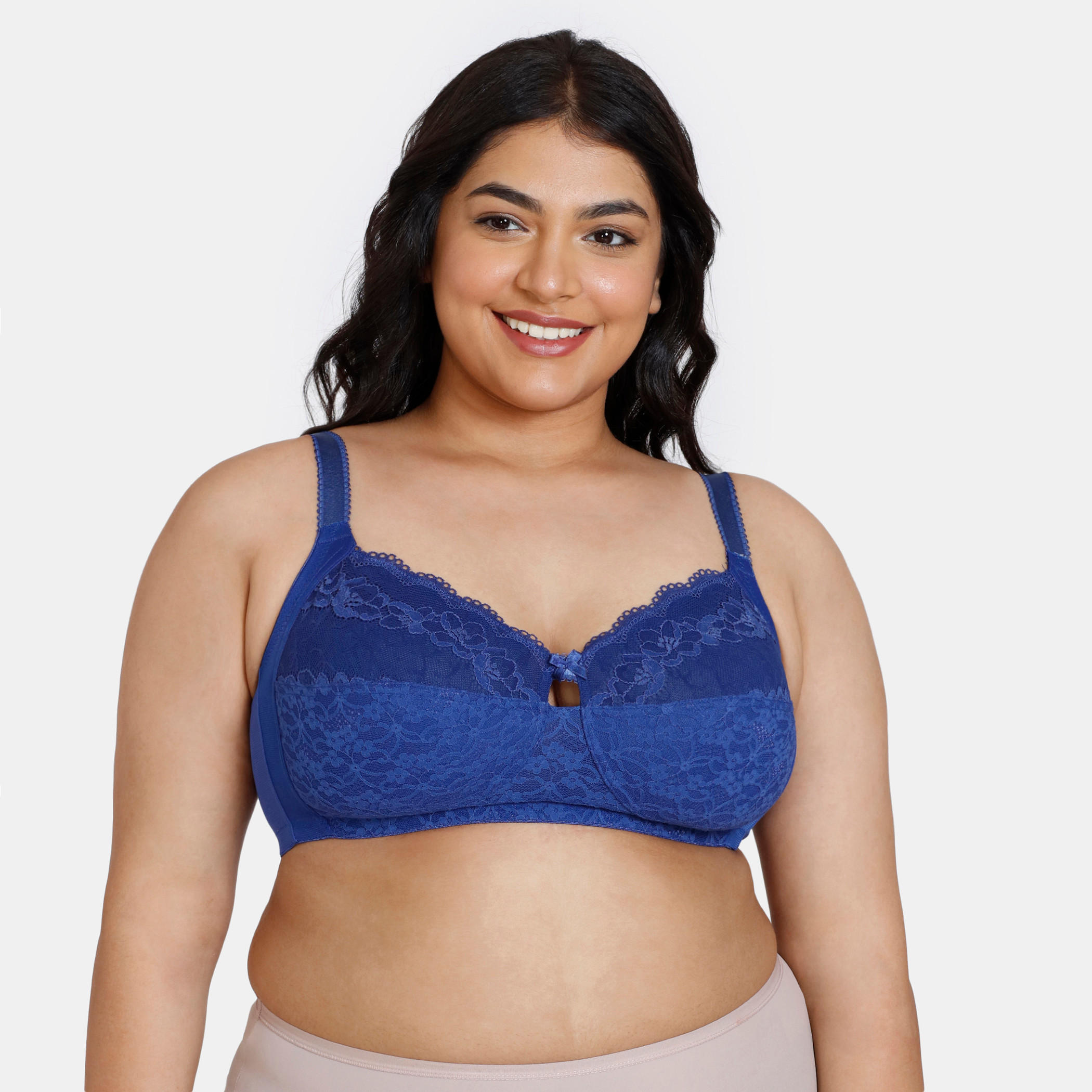صدرية بتفاصيل دانتيل ومشبك إغلاق من زيفامي-women-clothing-lingerie-bras-image-5