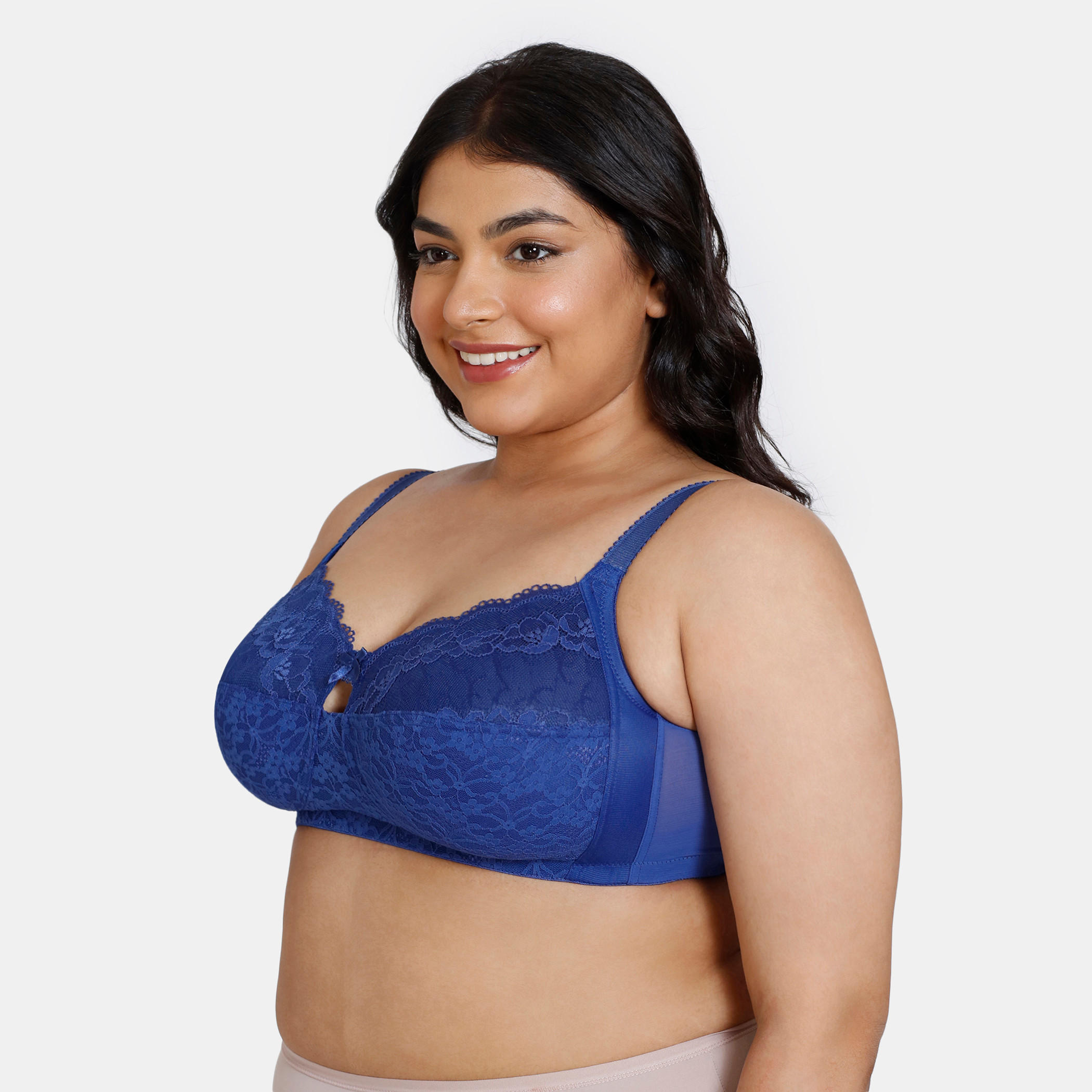 صدرية بتفاصيل دانتيل ومشبك إغلاق من زيفامي-women-clothing-lingerie-bras-image-7