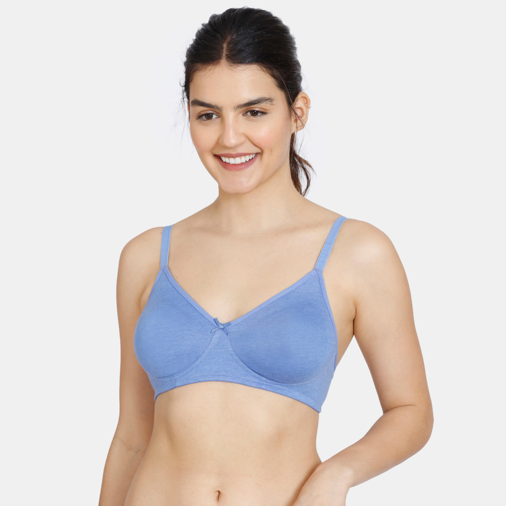 صدريّة غير مبطّنة دون سلك بمشبك إغلاق من زيفامي-women-clothing-lingerie-bras-image-1