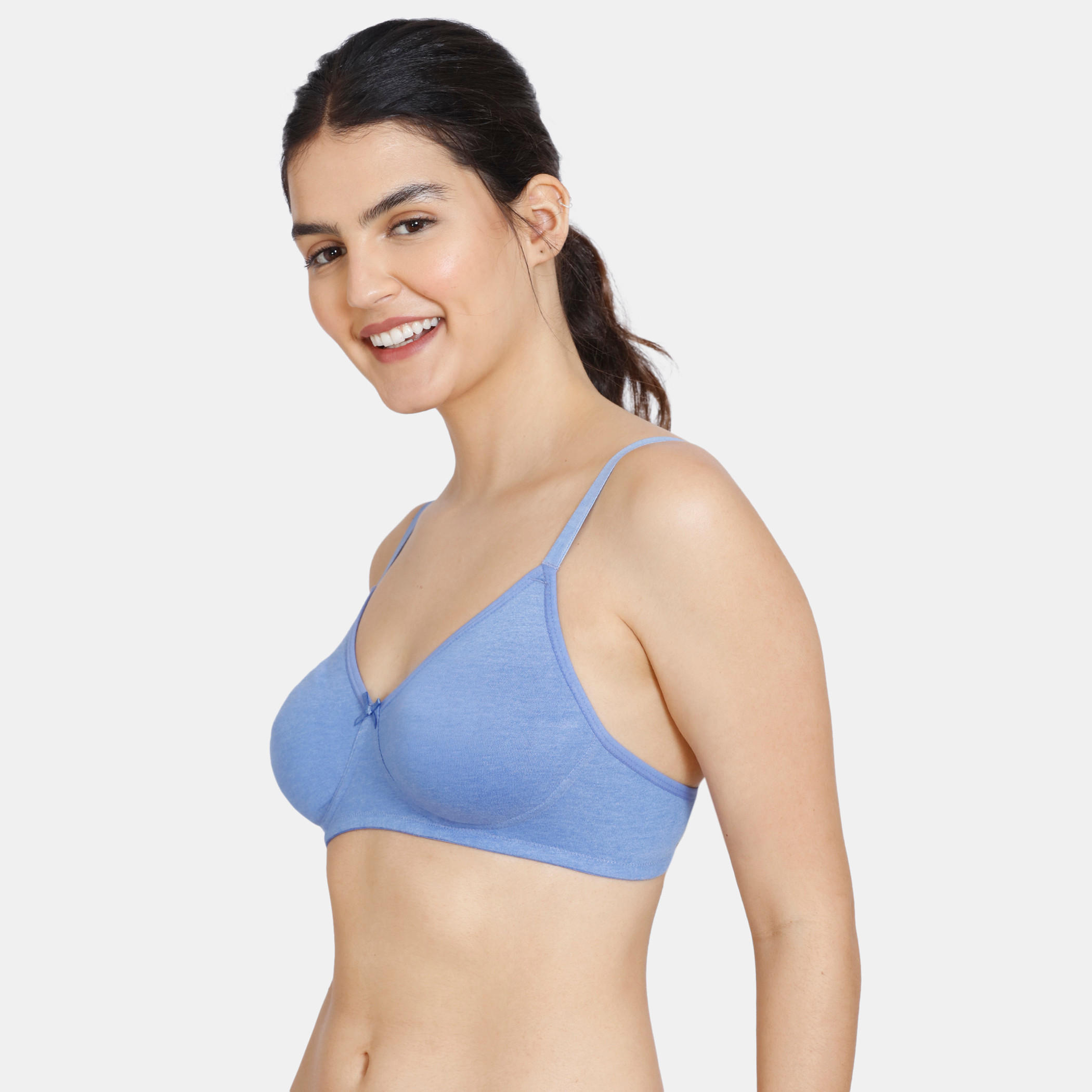 صدريّة غير مبطّنة دون سلك بمشبك إغلاق من زيفامي-women-clothing-lingerie-bras-image-3