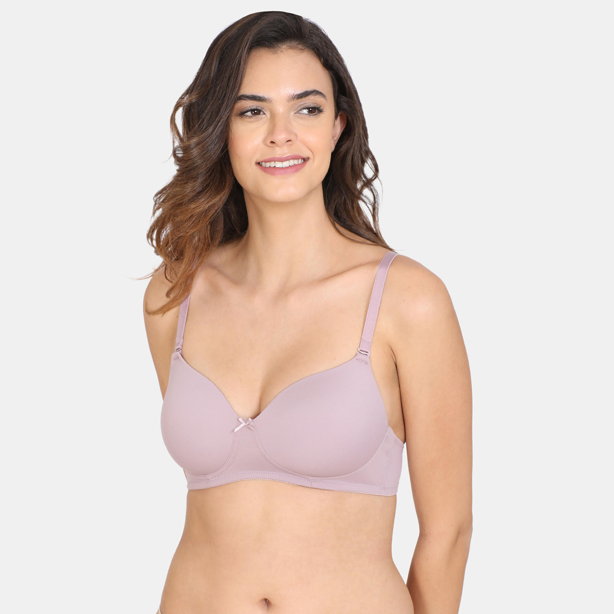 صدرية تيشيرت مبطنة بخطاف إغلاق من زيفامي-women-clothing-lingerie-bras-image-13
