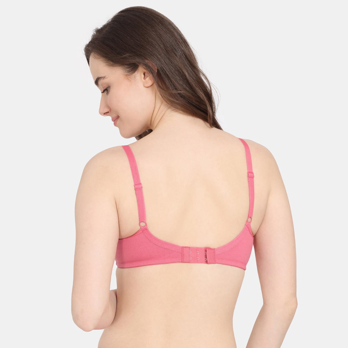 صدرية تيشيرت غير مبطنة بدون سلك بتفاصيل دانتيل من زيفامي-women-clothing-lingerie-bras-image-2