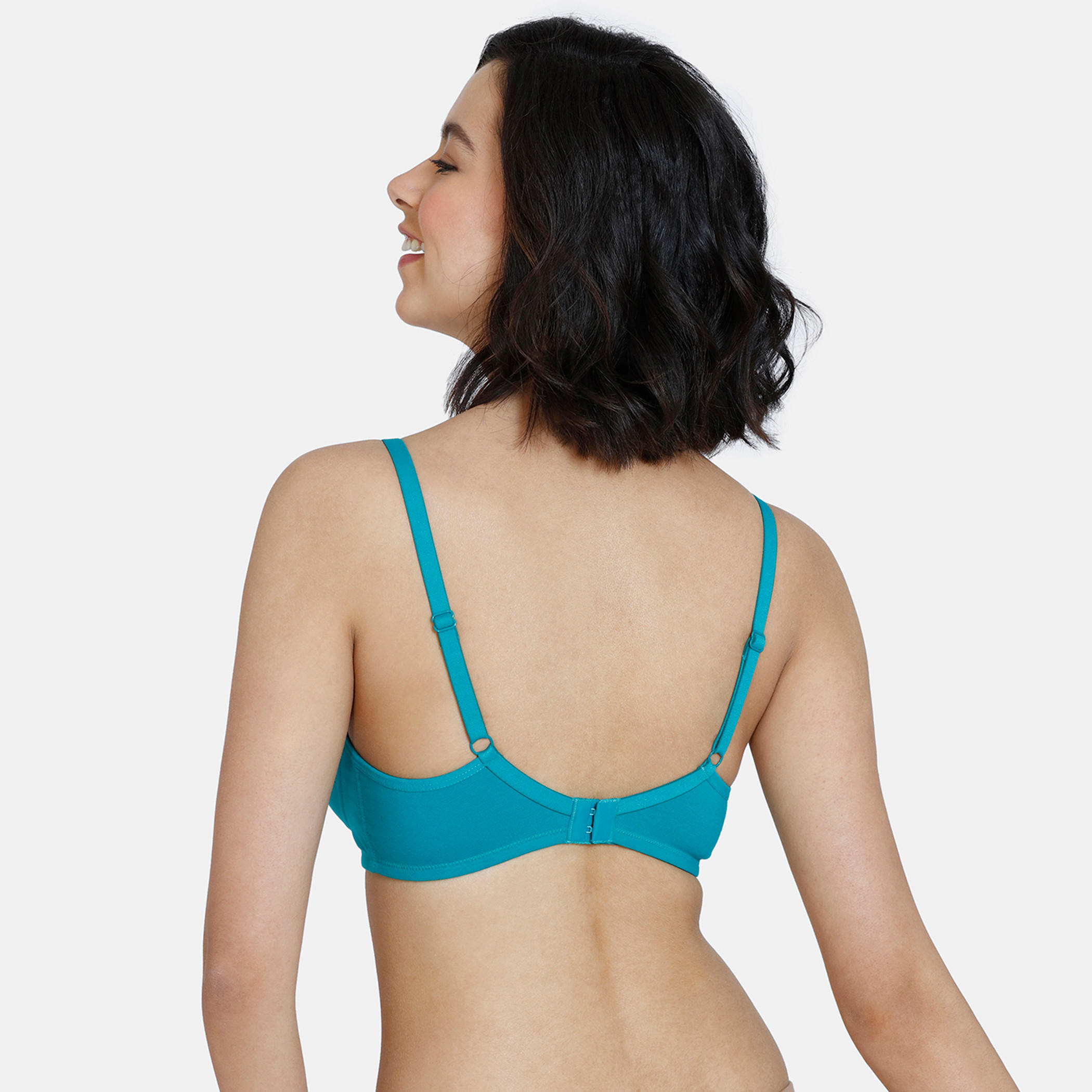 صدريّة تيشيرت غير مبطّنة بخطاف إغلاق من زيفامي-women-clothing-lingerie-bras-image-2