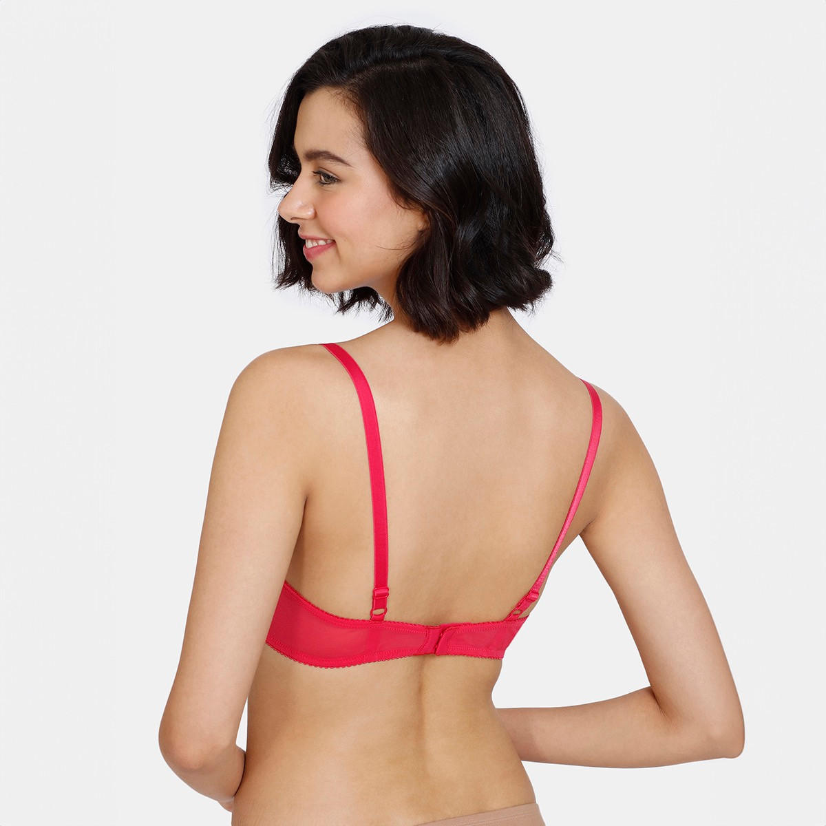 صدرية مبطنة بسلك وحمالات كتف قابلة للتعديل من زيفامي-women-clothing-lingerie-bras-image-7