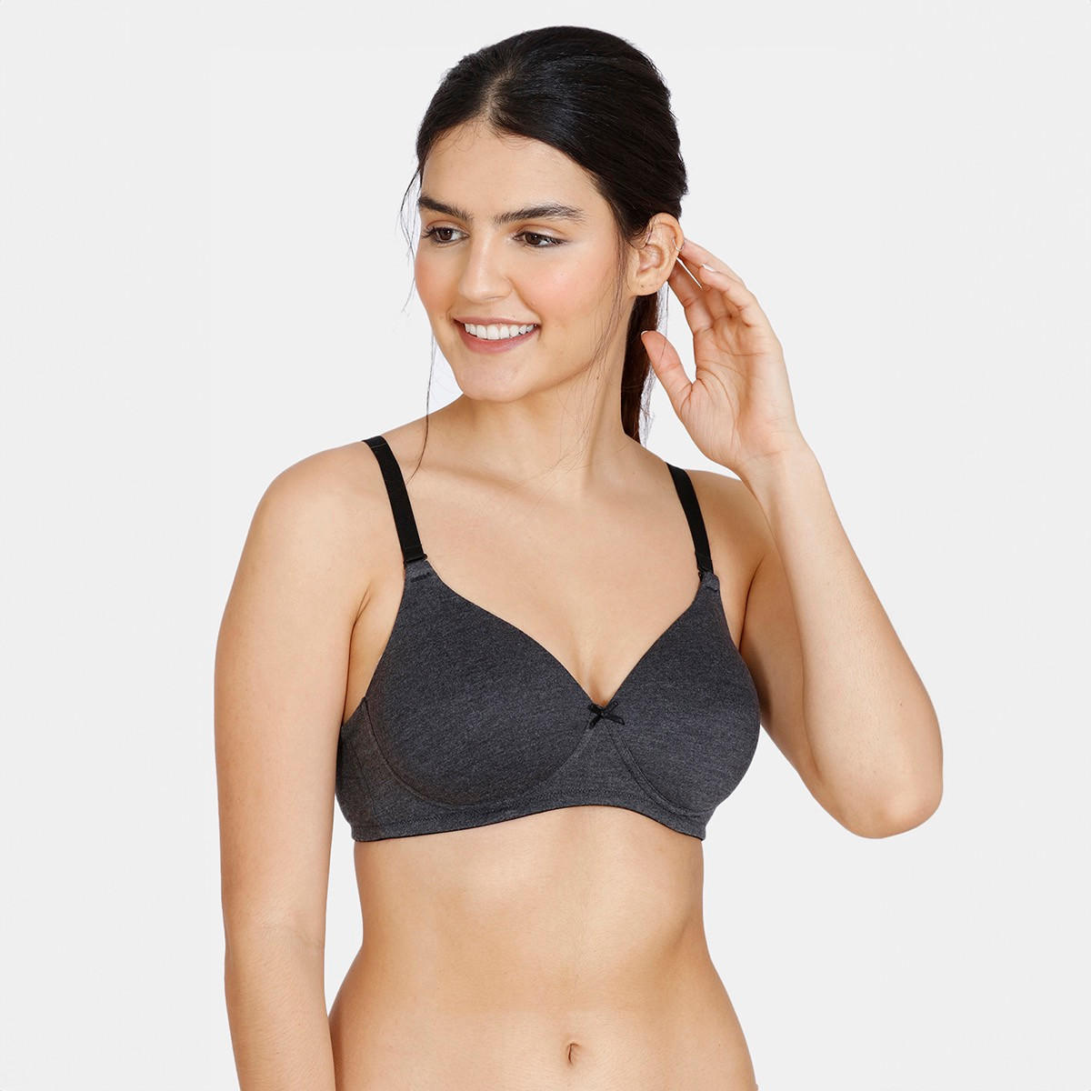 صدرية مبطنة بحمالات قابلة للفصل من زيفامي-women-clothing-lingerie-bras-image-1