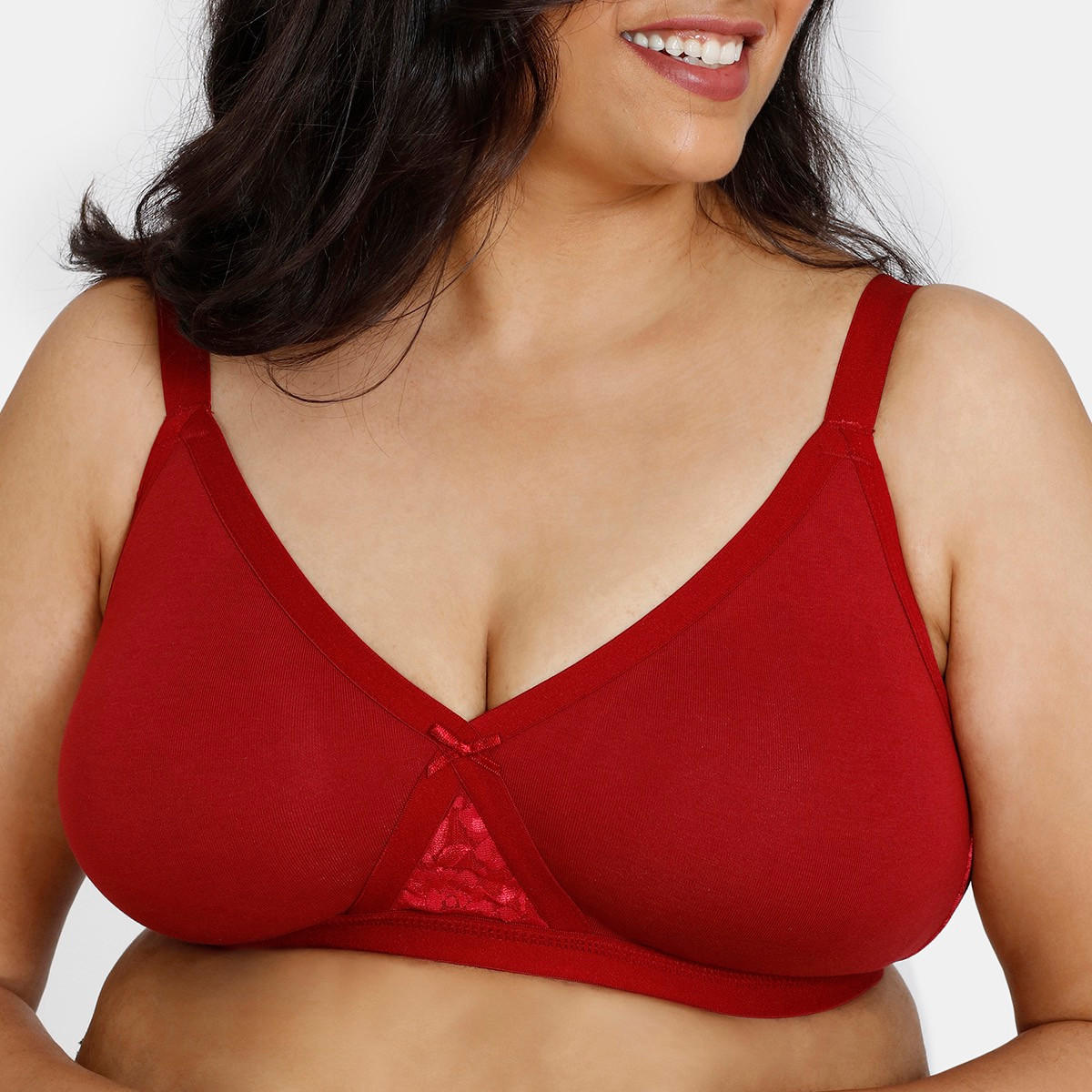 Zivame Non-Wired Non-Padded Support Bra with Hook and Eye Closure-women-clothing-lingerie-bras-image-4