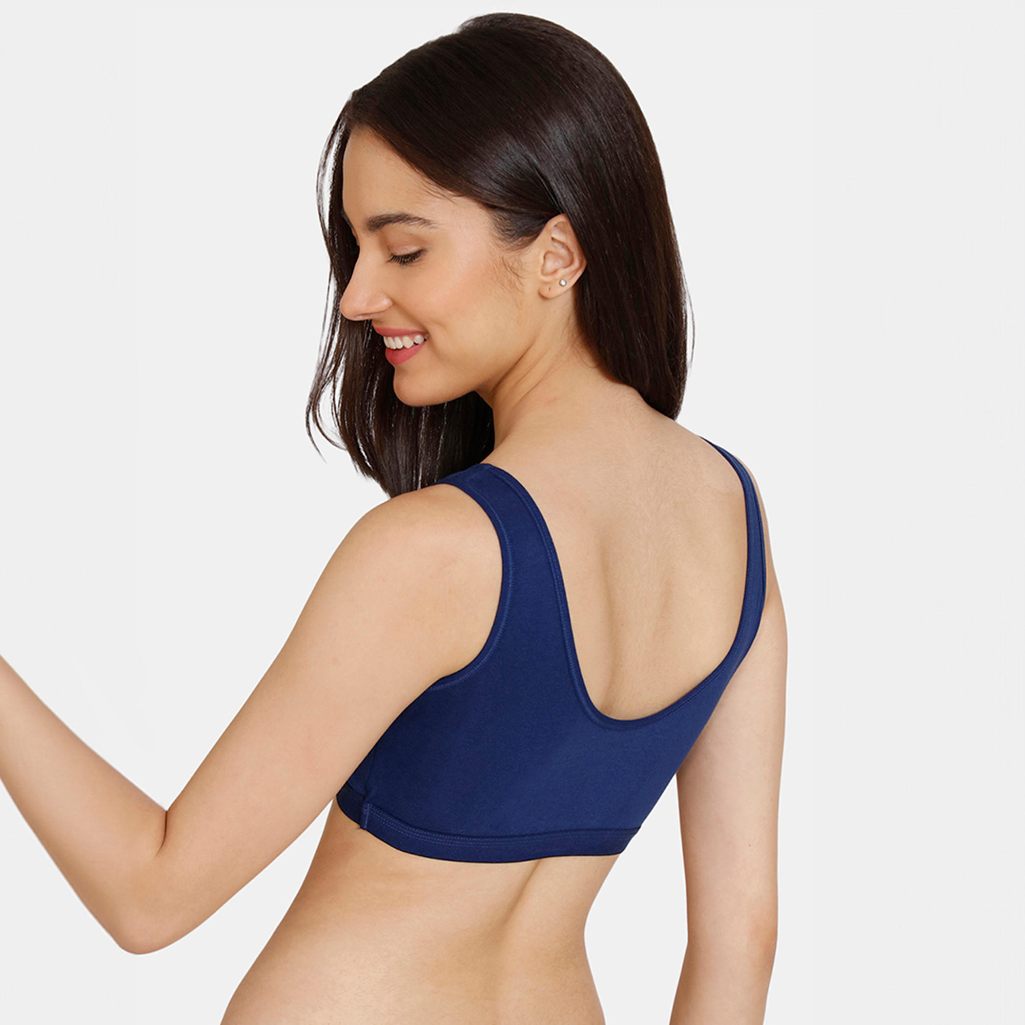 صدرية رياضية بياقة مستديرة من زيفامي - طقم من قطعتين-women-clothing-lingerie-bras-image-35