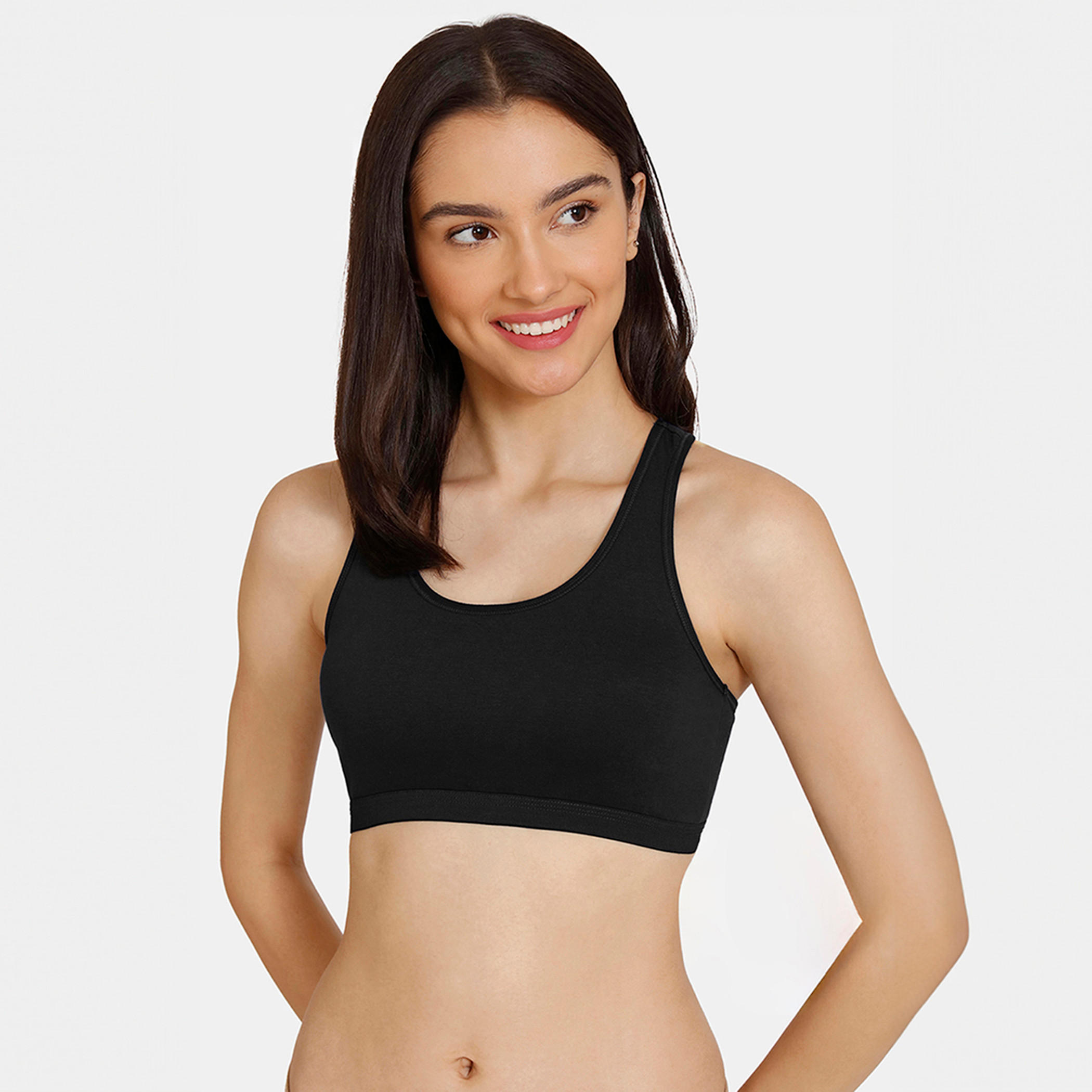 صدرية رياضية بياقة مستديرة من زيفامي - طقم من قطعتين-women-clothing-lingerie-bras-image-15