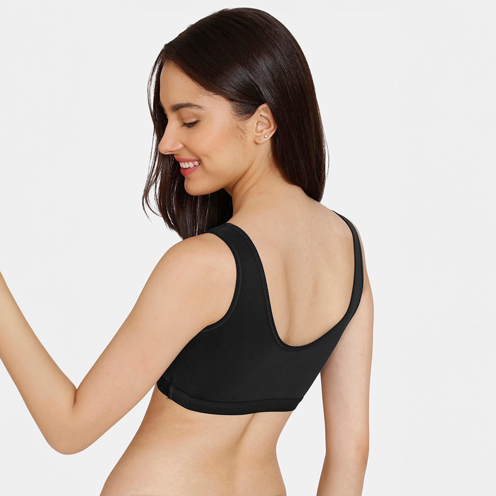 صدرية رياضية بياقة مستديرة من زيفامي - طقم من قطعتين-women-clothing-lingerie-bras-image-16