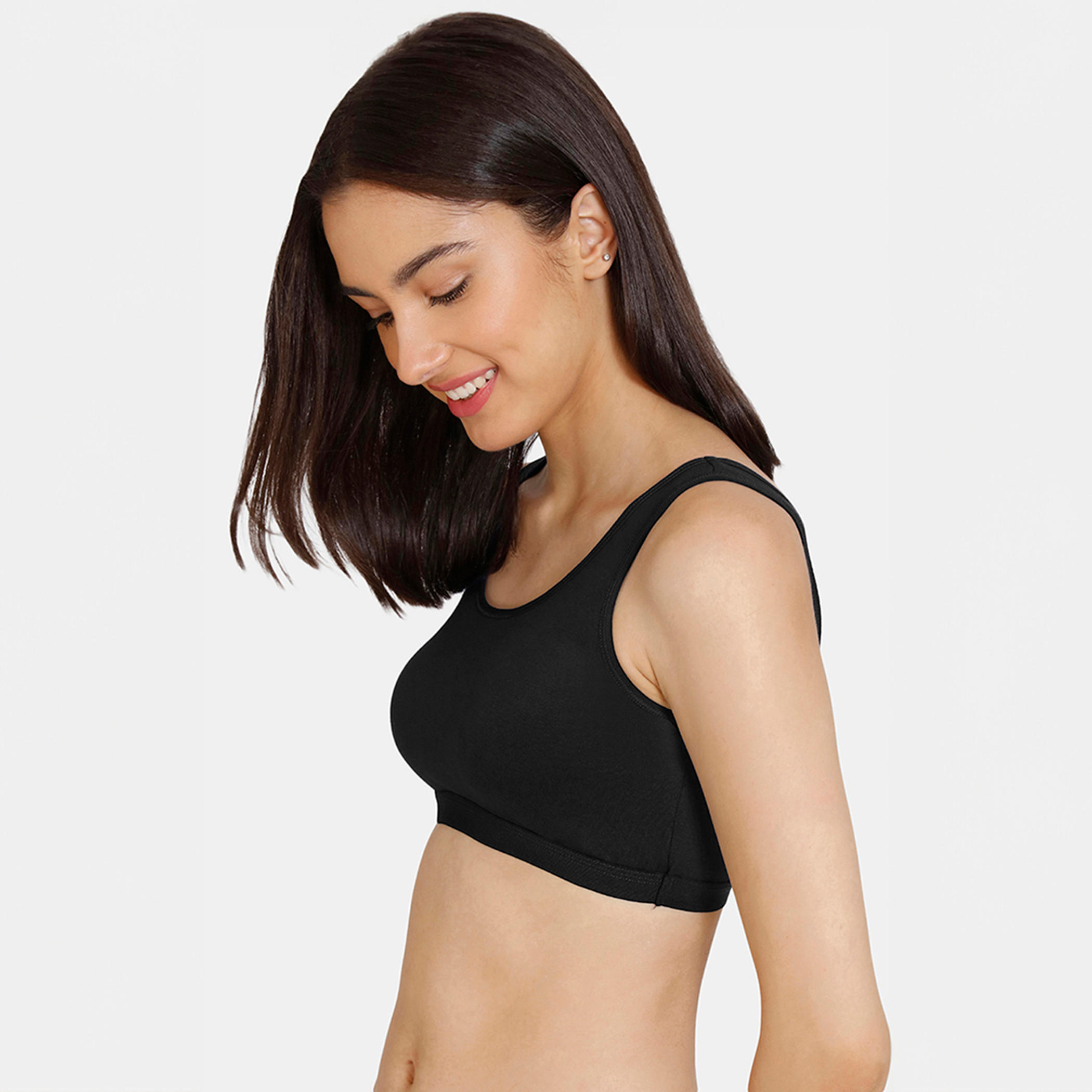 صدرية رياضية بياقة مستديرة من زيفامي - طقم من قطعتين-women-clothing-lingerie-bras-image-17