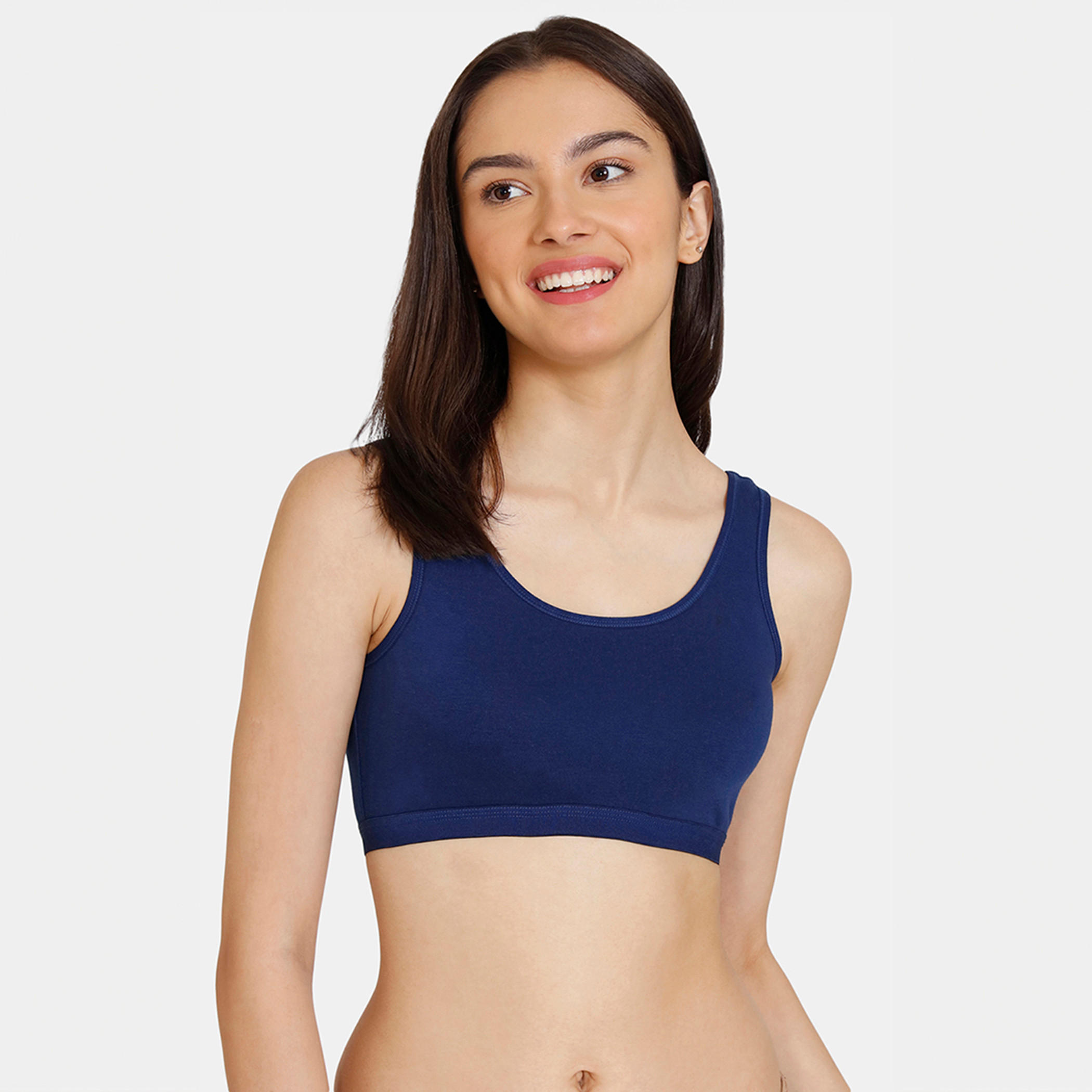 صدرية رياضية بياقة مستديرة من زيفامي - طقم من قطعتين-women-clothing-lingerie-bras-image-42