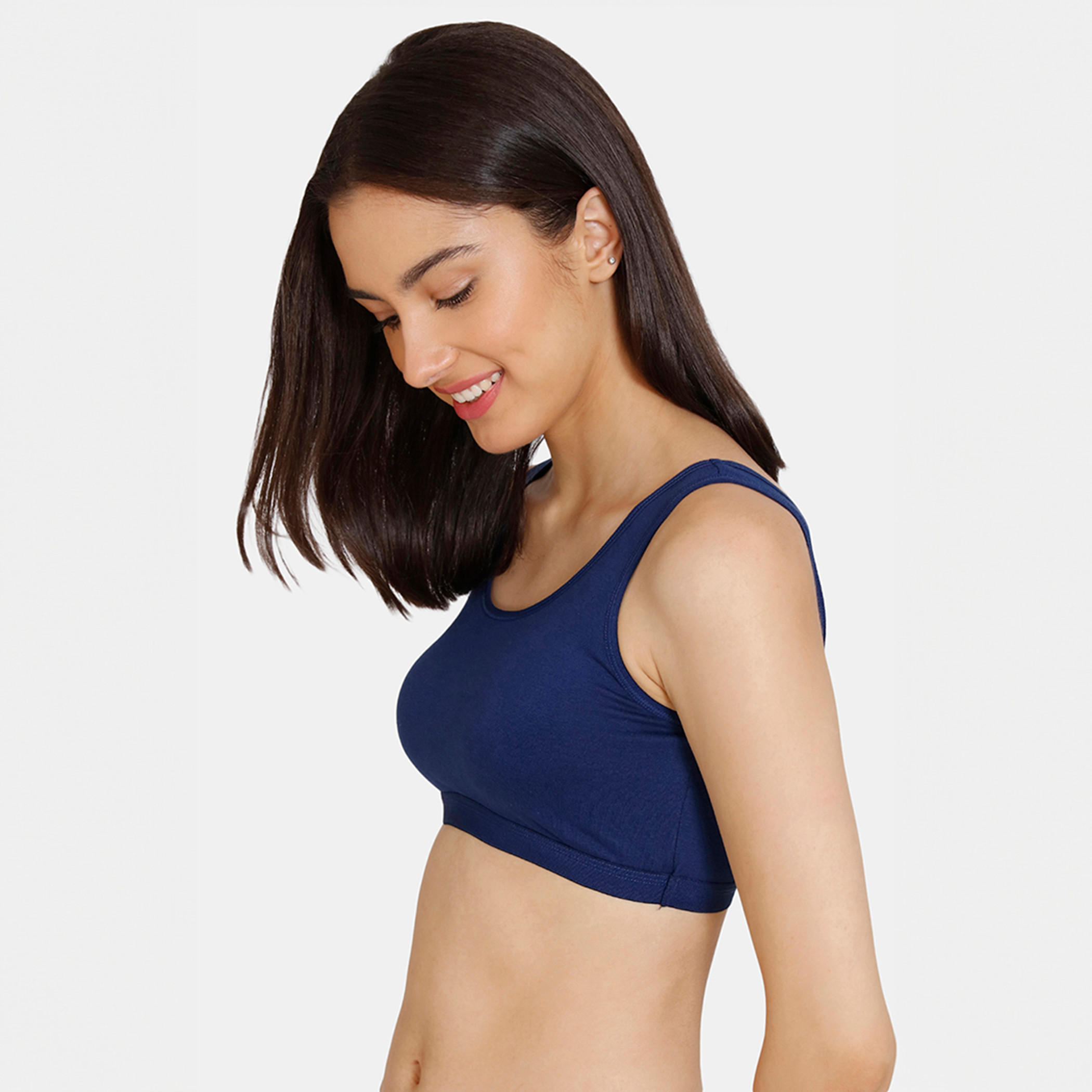 صدرية رياضية بياقة مستديرة من زيفامي - طقم من قطعتين-women-clothing-lingerie-bras-image-43