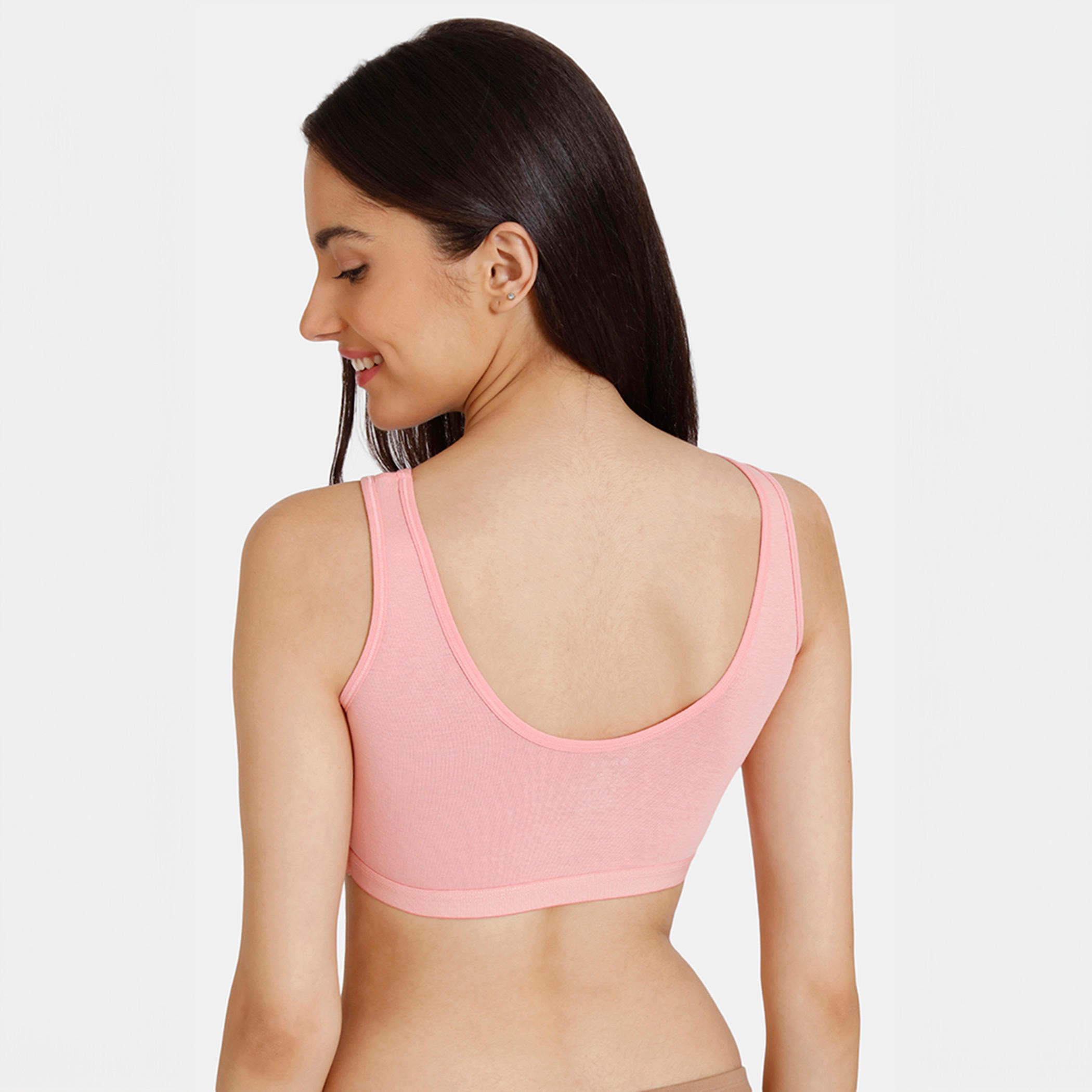 صدرية رياضية بياقة مستديرة من زيفامي - طقم من قطعتين-women-clothing-lingerie-bras-image-26