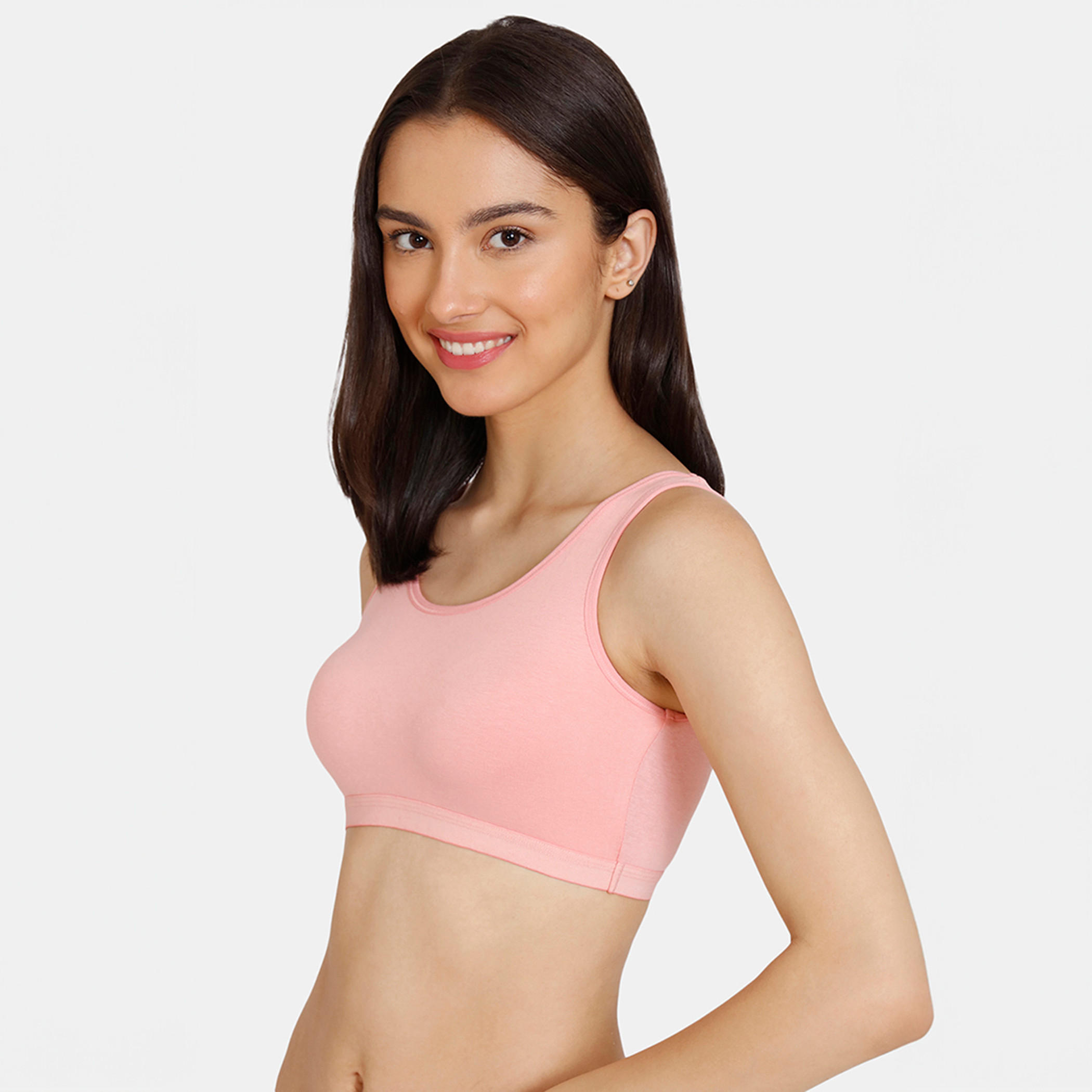 صدرية رياضية بياقة مستديرة من زيفامي - طقم من قطعتين-women-clothing-lingerie-bras-image-3