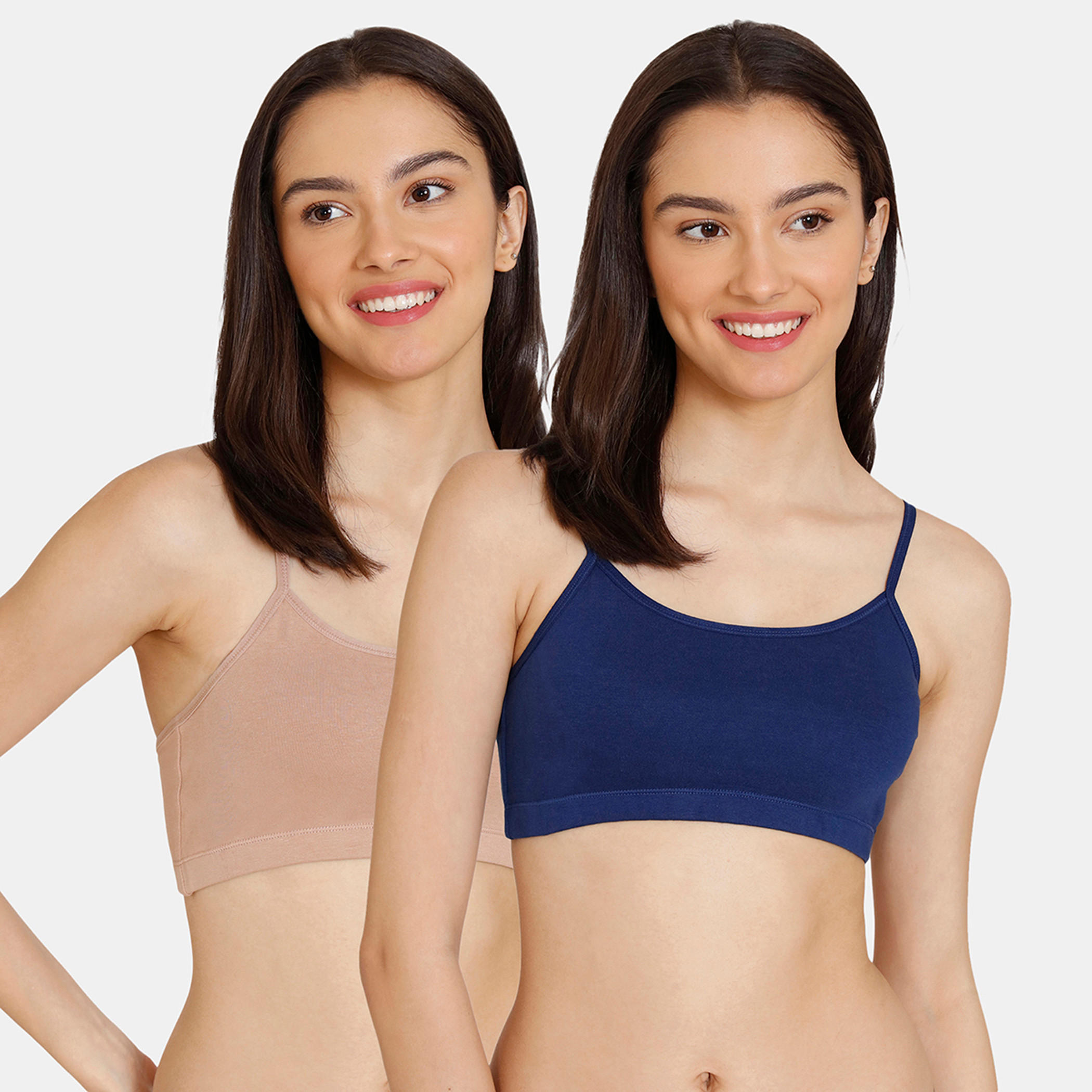 صدرية غير مبطنة دون أسلاك من زيفامي - طقم من قطعتين-women-clothing-lingerie-bras-image-28
