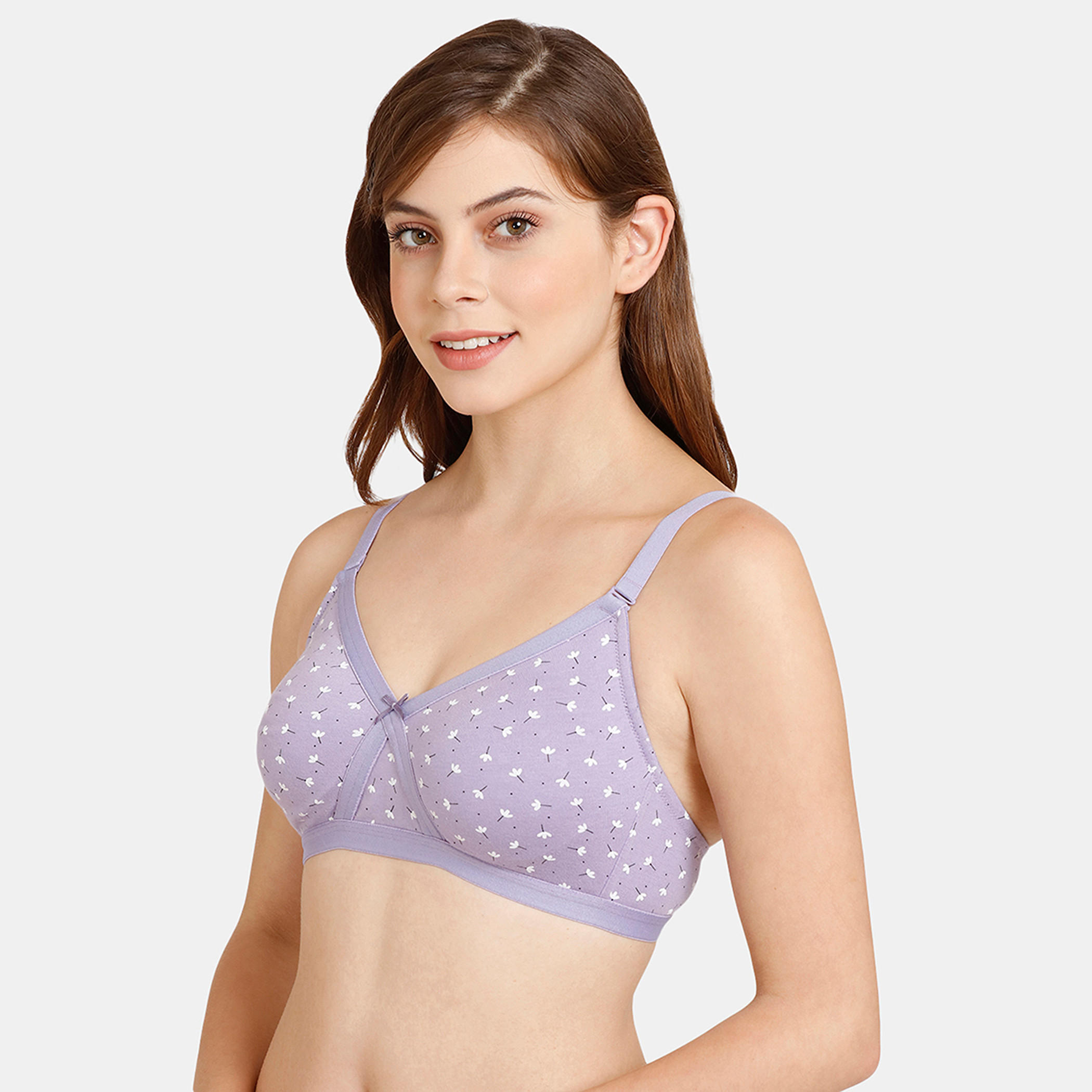 صدرية بحمّالات كتف قابلة للتعديل وطبعات أزهار من زيفامي-women-clothing-lingerie-bras-image-3