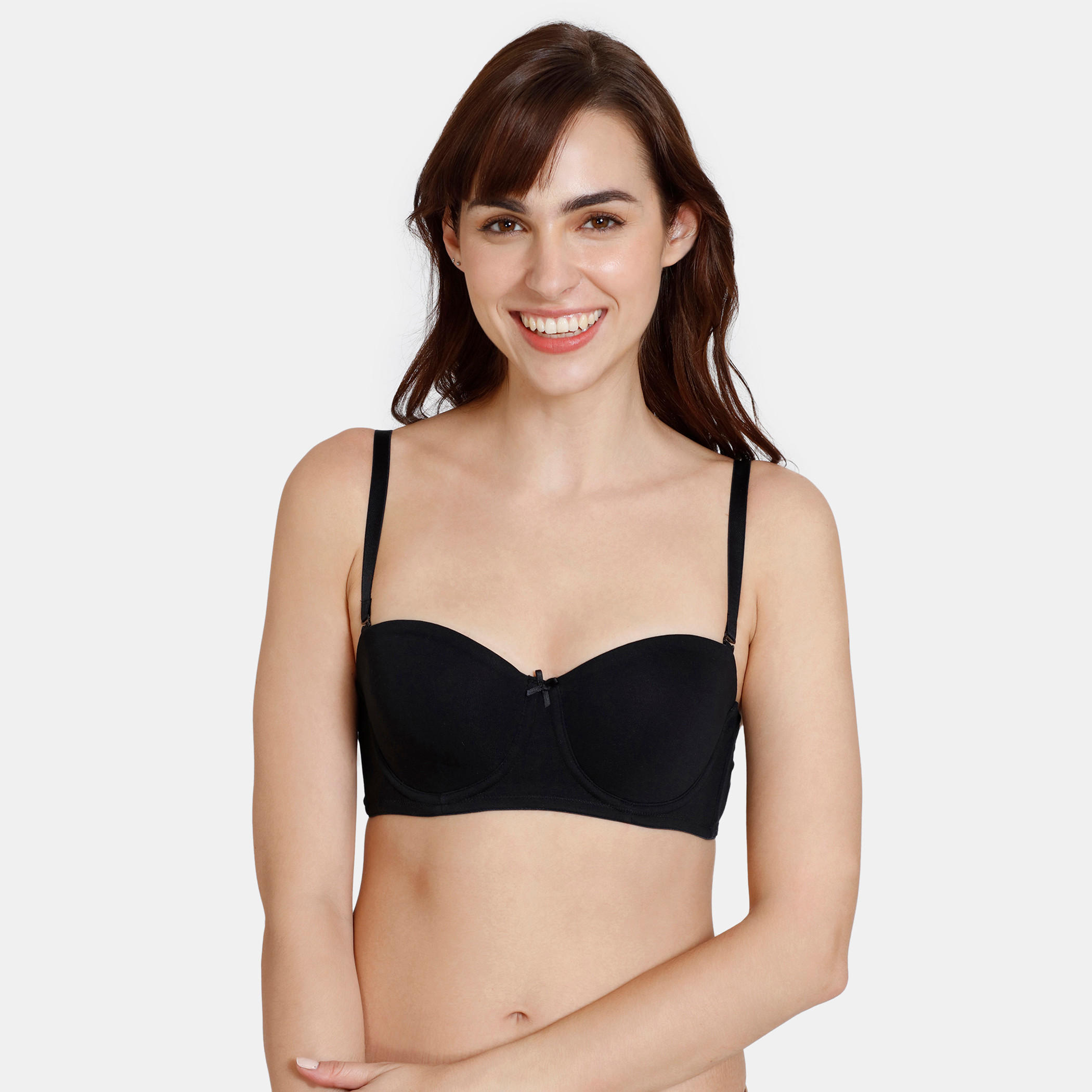 صدريّة بالكوينت مبطنة بسلك وحمّالات قابلة للفصل من زيفامي-women-clothing-lingerie-bras-image-11