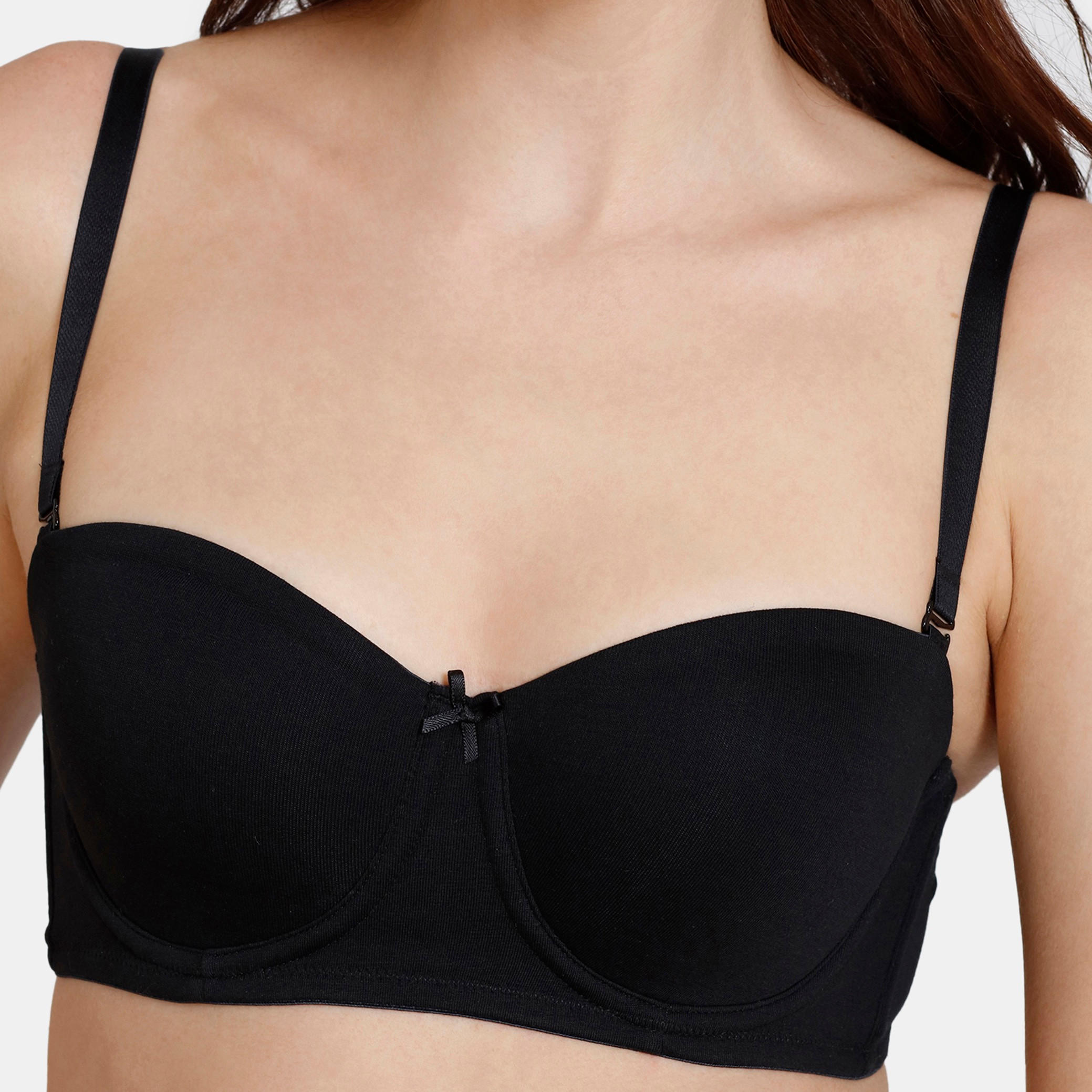 صدريّة بالكوينت مبطنة بسلك وحمّالات قابلة للفصل من زيفامي-women-clothing-lingerie-bras-image-15