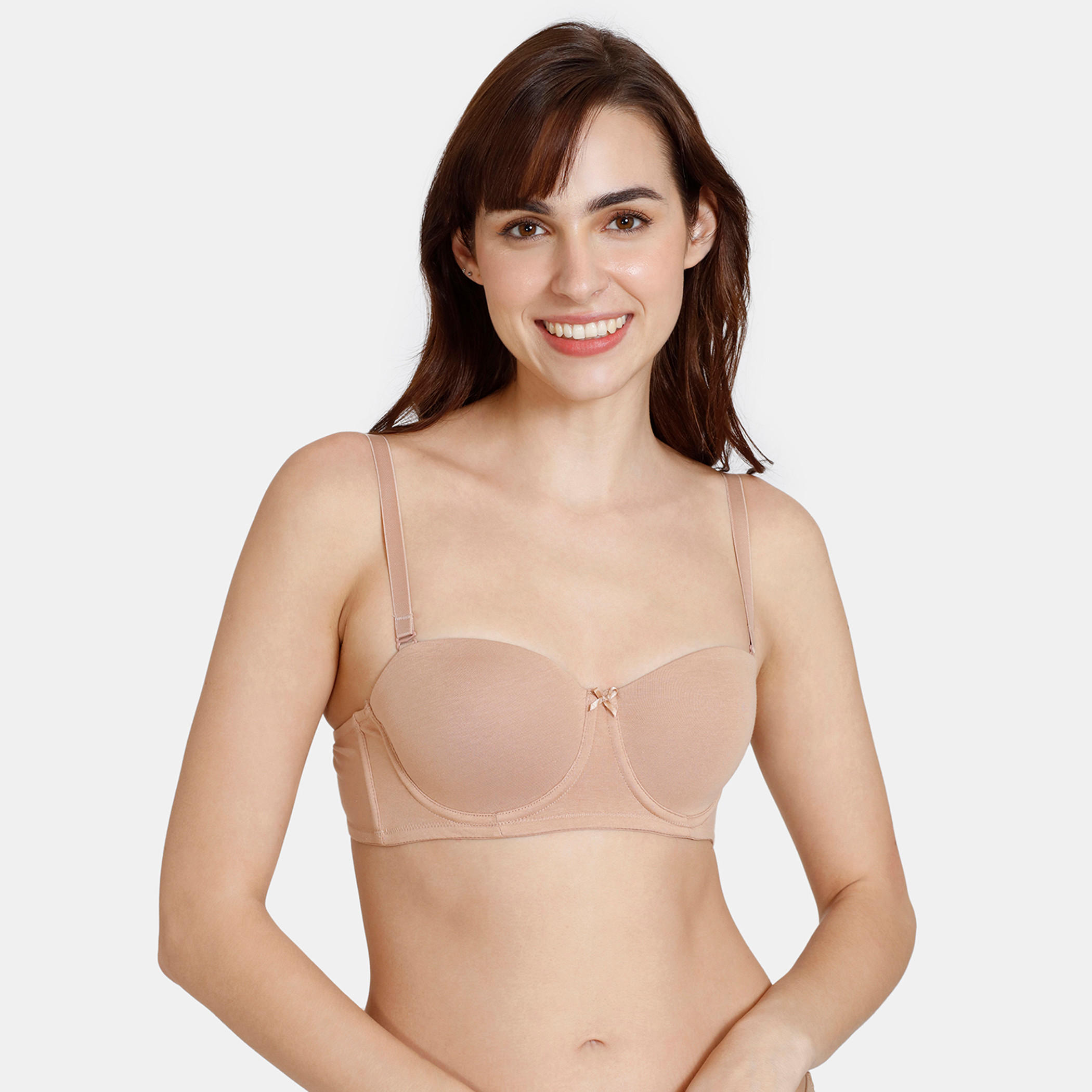 صدريّة بالكوينت مبطنة بسلك وحمّالات قابلة للفصل من زيفامي-women-clothing-lingerie-bras-image-6