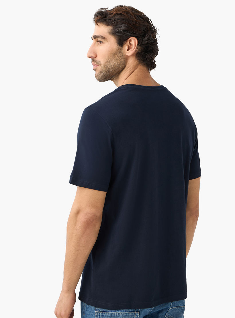 2-Pack Solid T-shirt with Crew Neck and Short Sleeves-men-clothing-tshirtsandpolos-tshirts-image-3