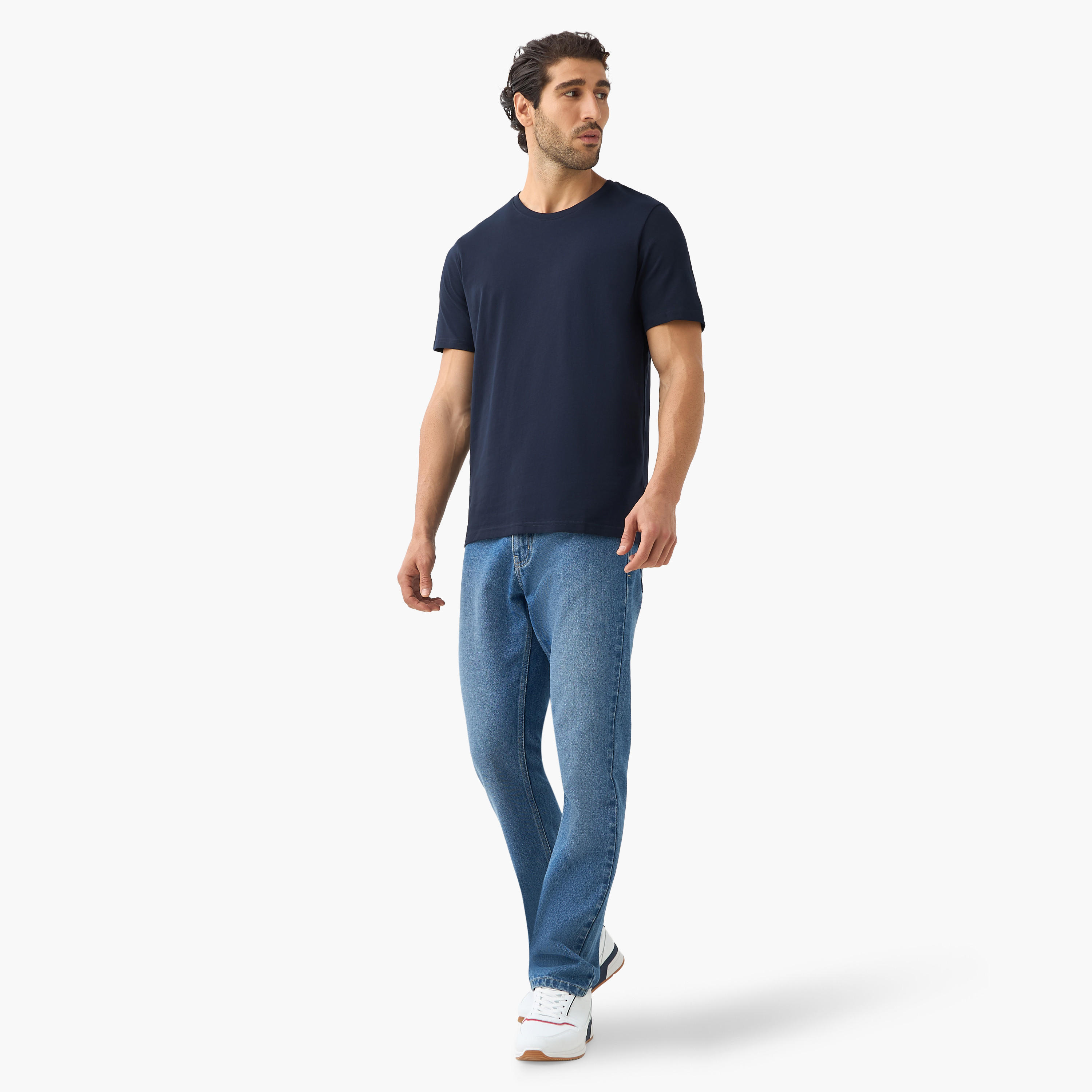 2-Pack Solid T-shirt with Crew Neck and Short Sleeves-men-clothing-tshirtsandpolos-tshirts-image-7