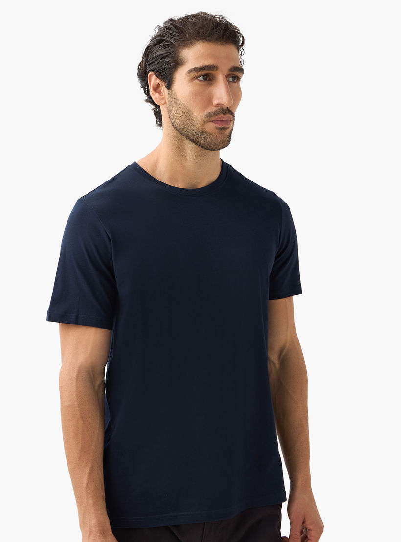 طقم تيشيرت من 3 قطع بقصّة عادية وياقة ضيّقة وأكمام قصيرة-men-clothing-tshirtsandpolos-tshirts-image-4